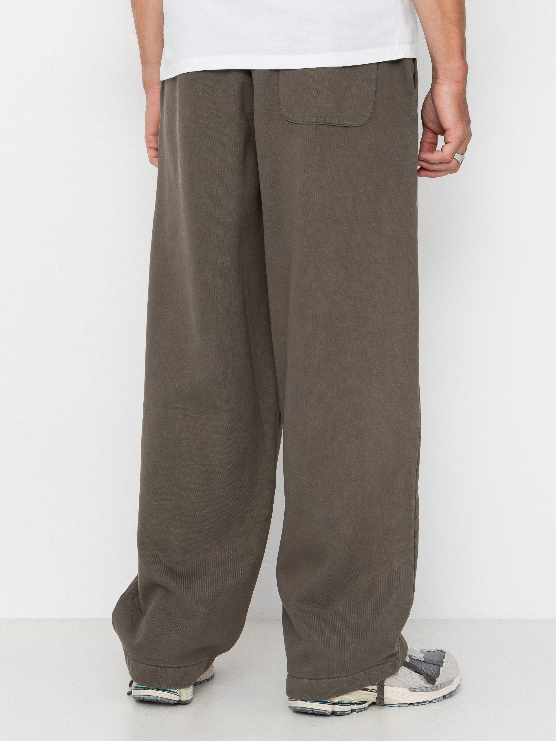 Панталони OBEY Lowercase Pigment Straight (pigment black olive)