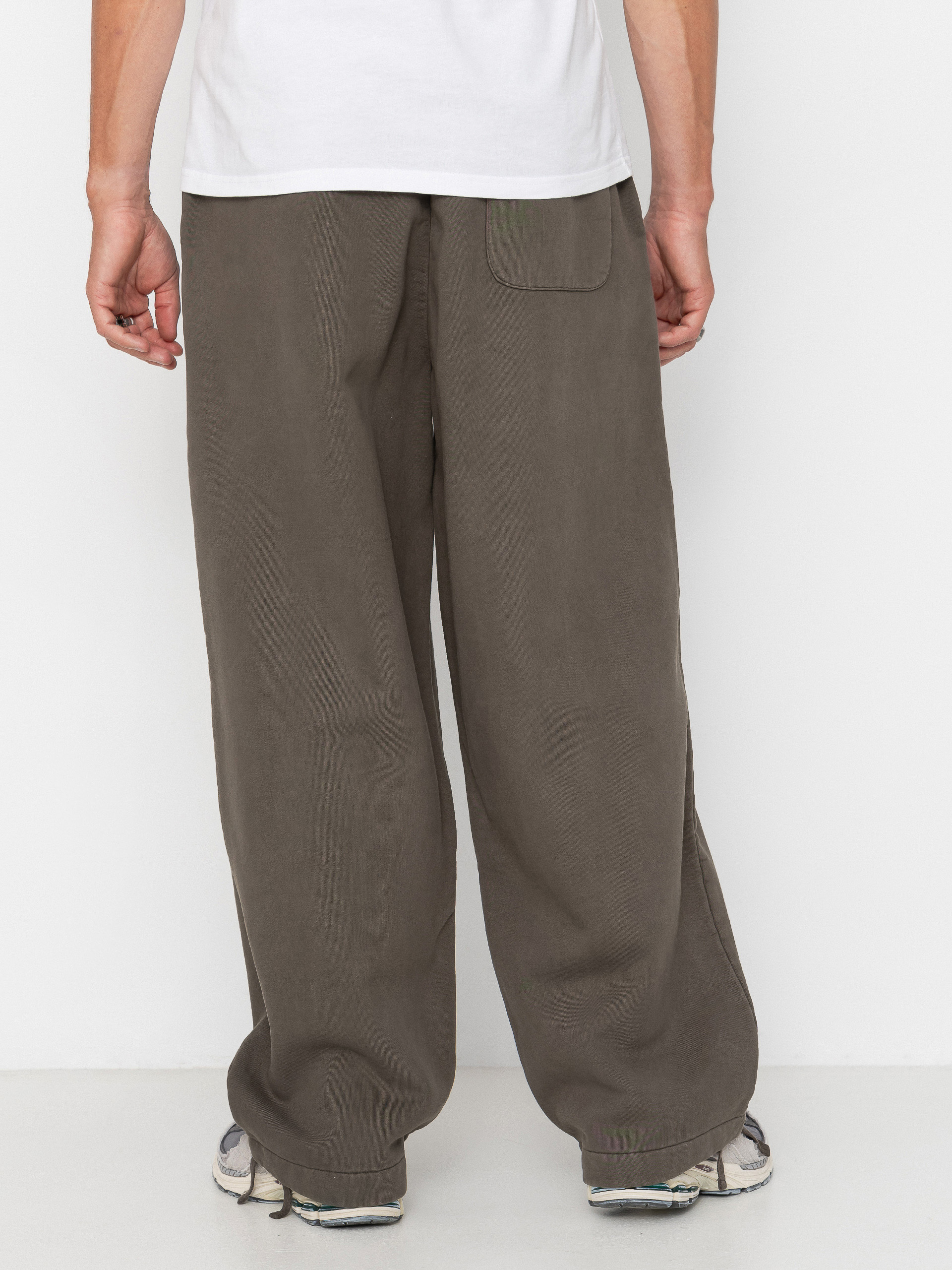 Панталони OBEY Lowercase Pigment Straight (pigment black olive)