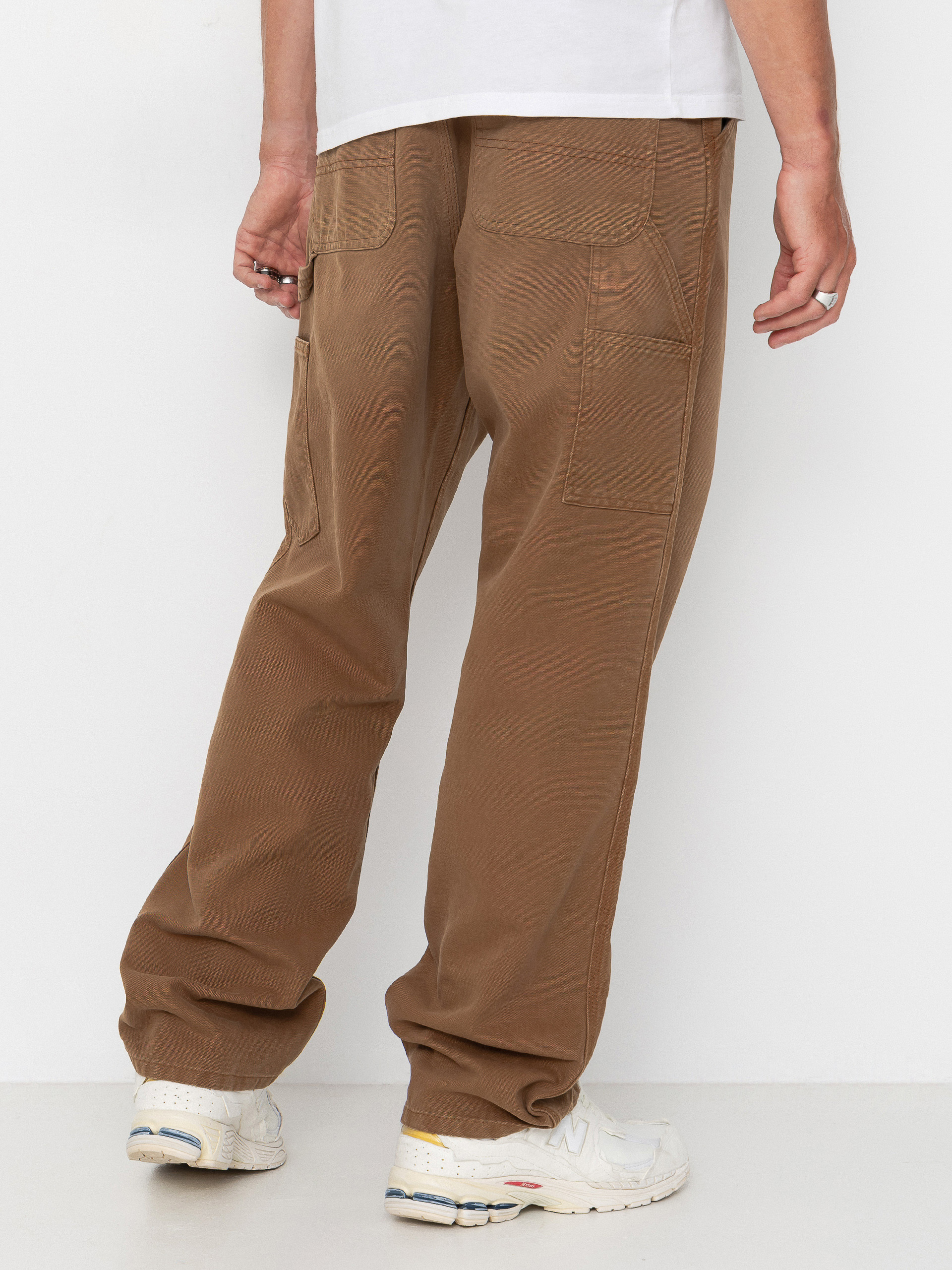 Панталони Carhartt WIP Single Knee (wip h brown/stone canvas)