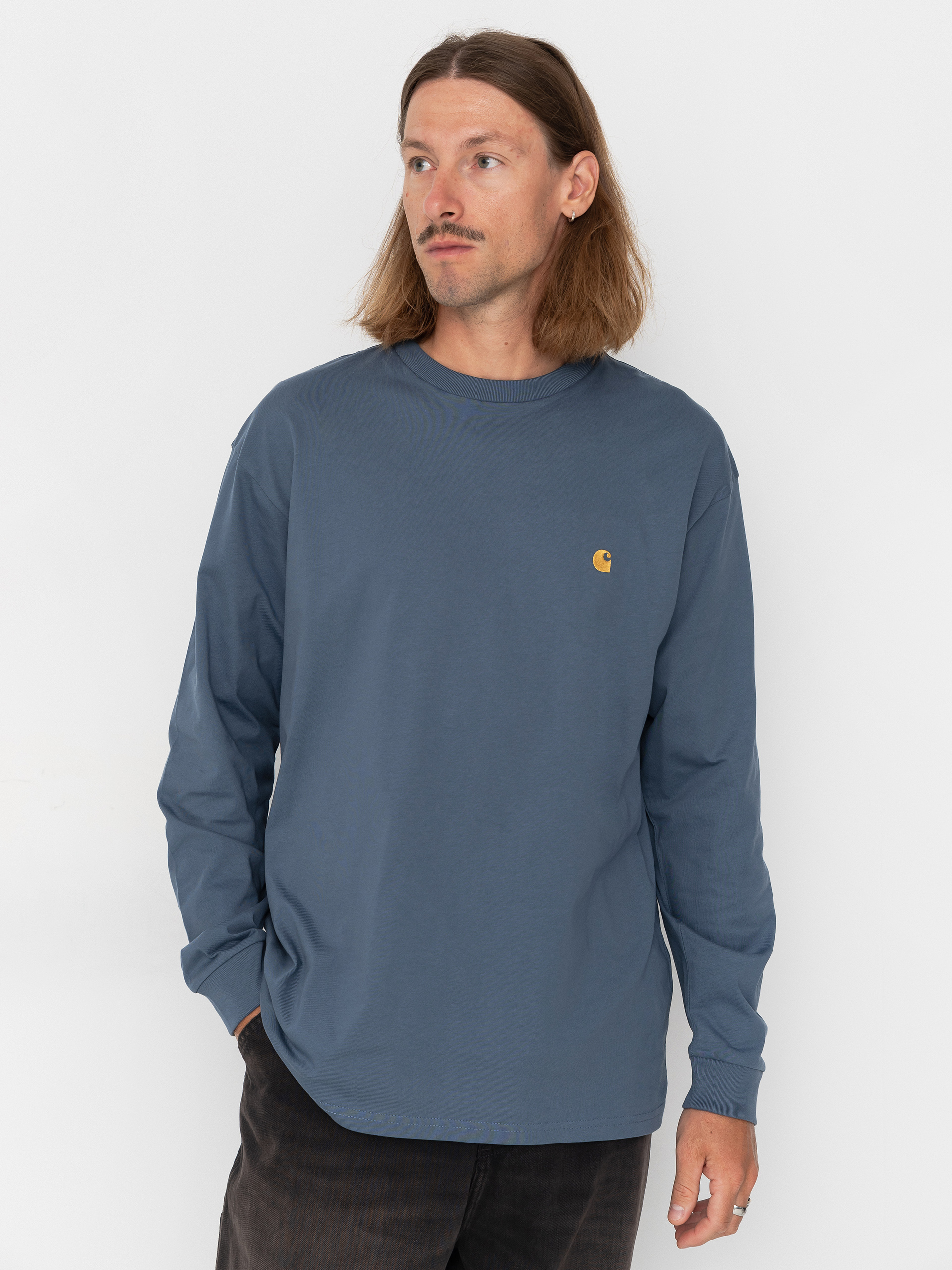 Блуза Carhartt WIP Chase (icesheet/gold)
