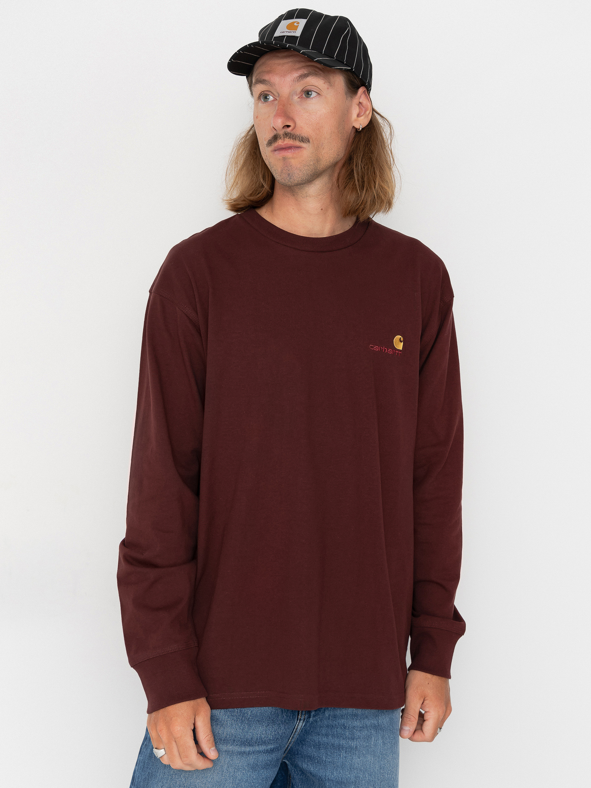 Блуза Carhartt WIP American Script (amarone)