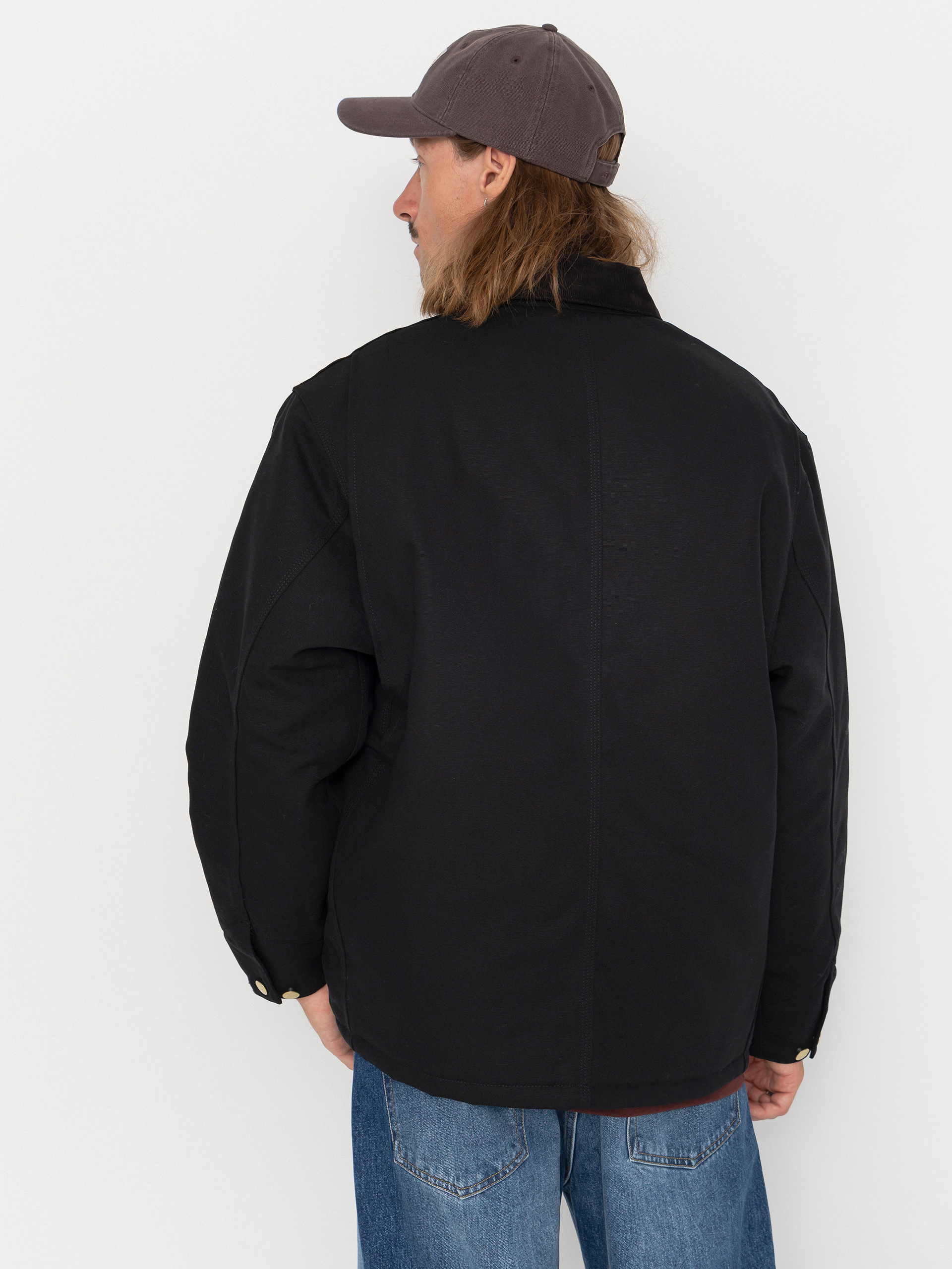 Яке Carhartt WIP OG Chore Coat (black/black/rigid)
