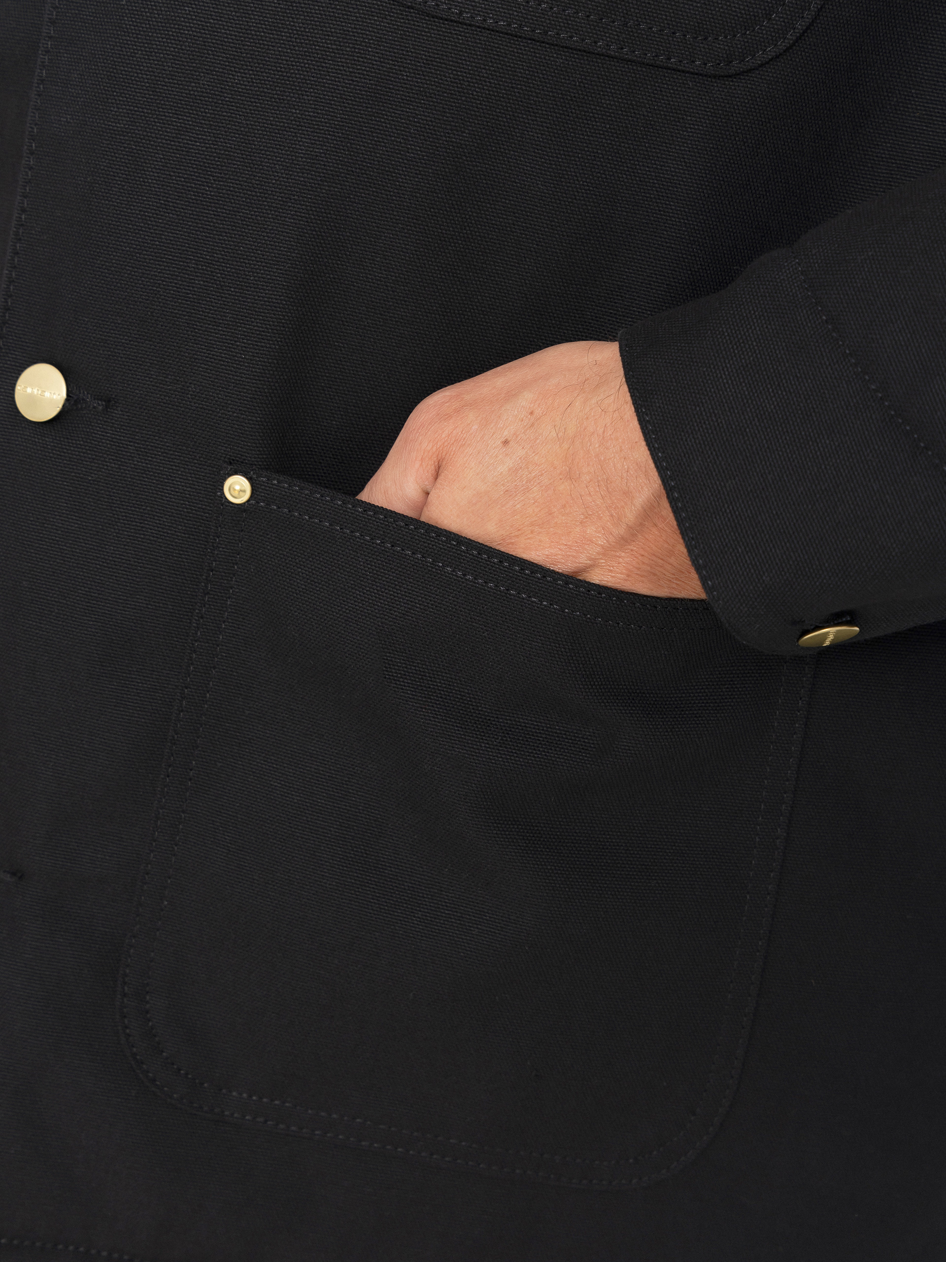 Яке Carhartt WIP OG Chore Coat (black/black/rigid)