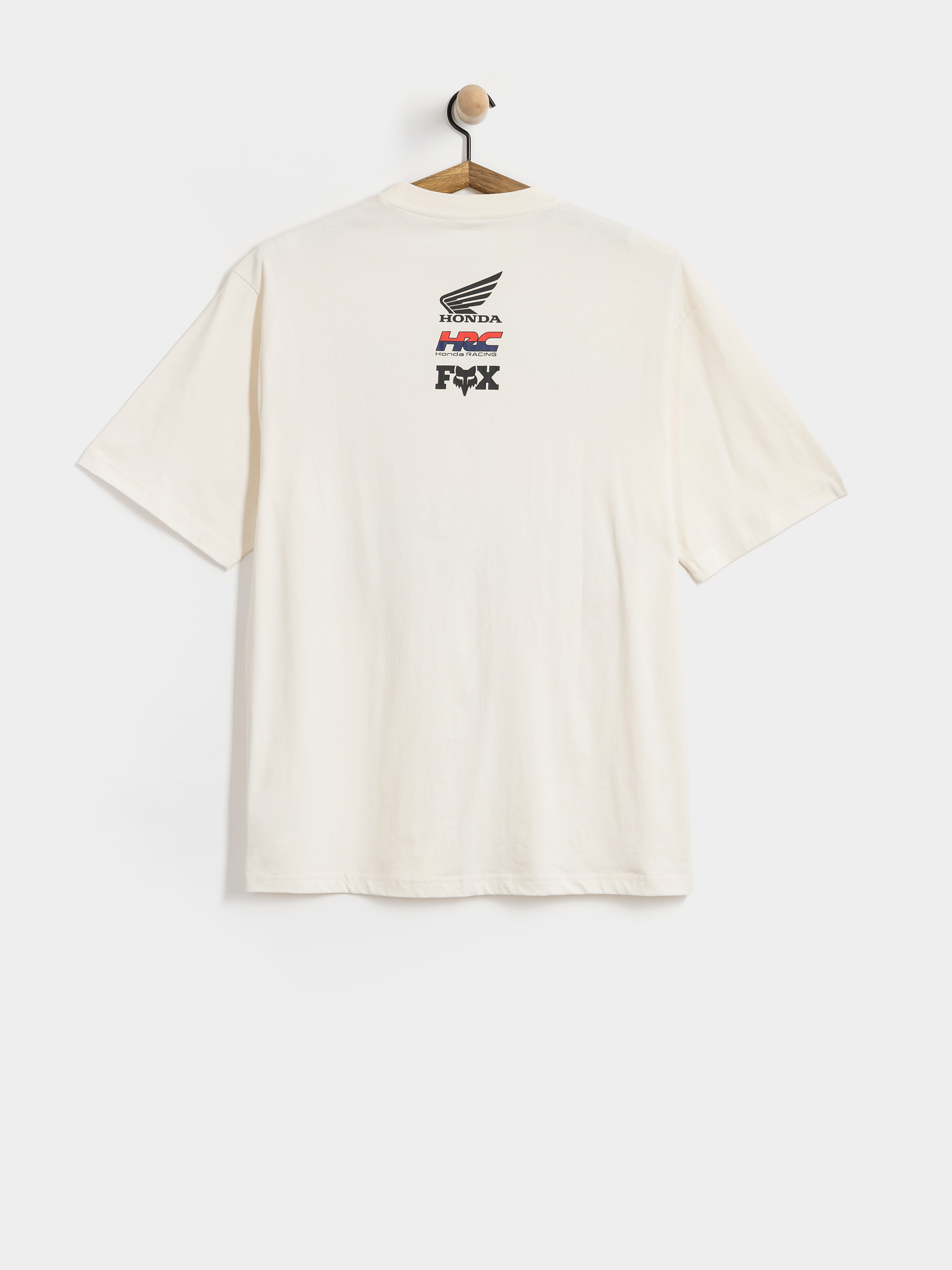 Тениска Fox Honda Midweight (off white)