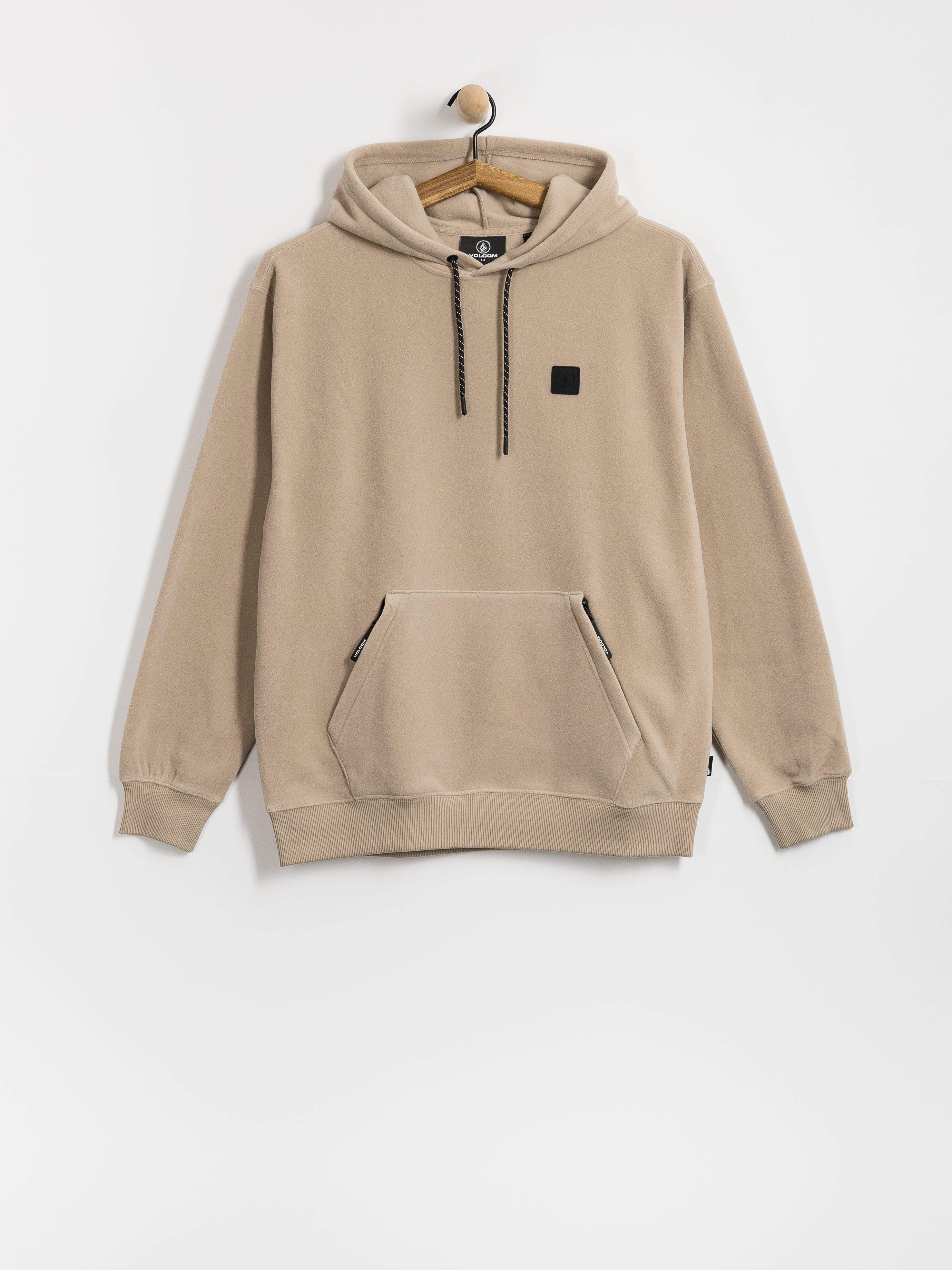 Суитшърт с качулка Volcom Second Trip HD (light khaki)