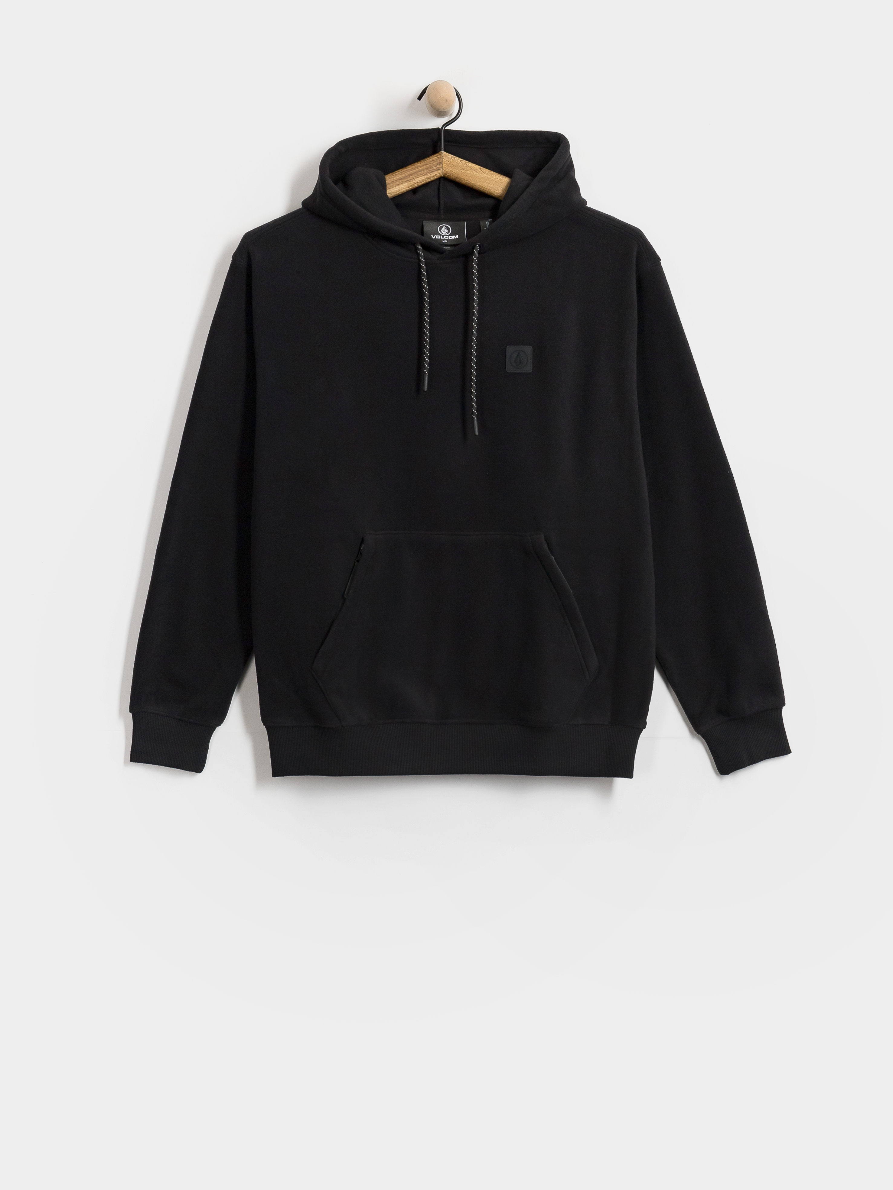 Суитшърт с качулка Volcom Second Trip HD (black)