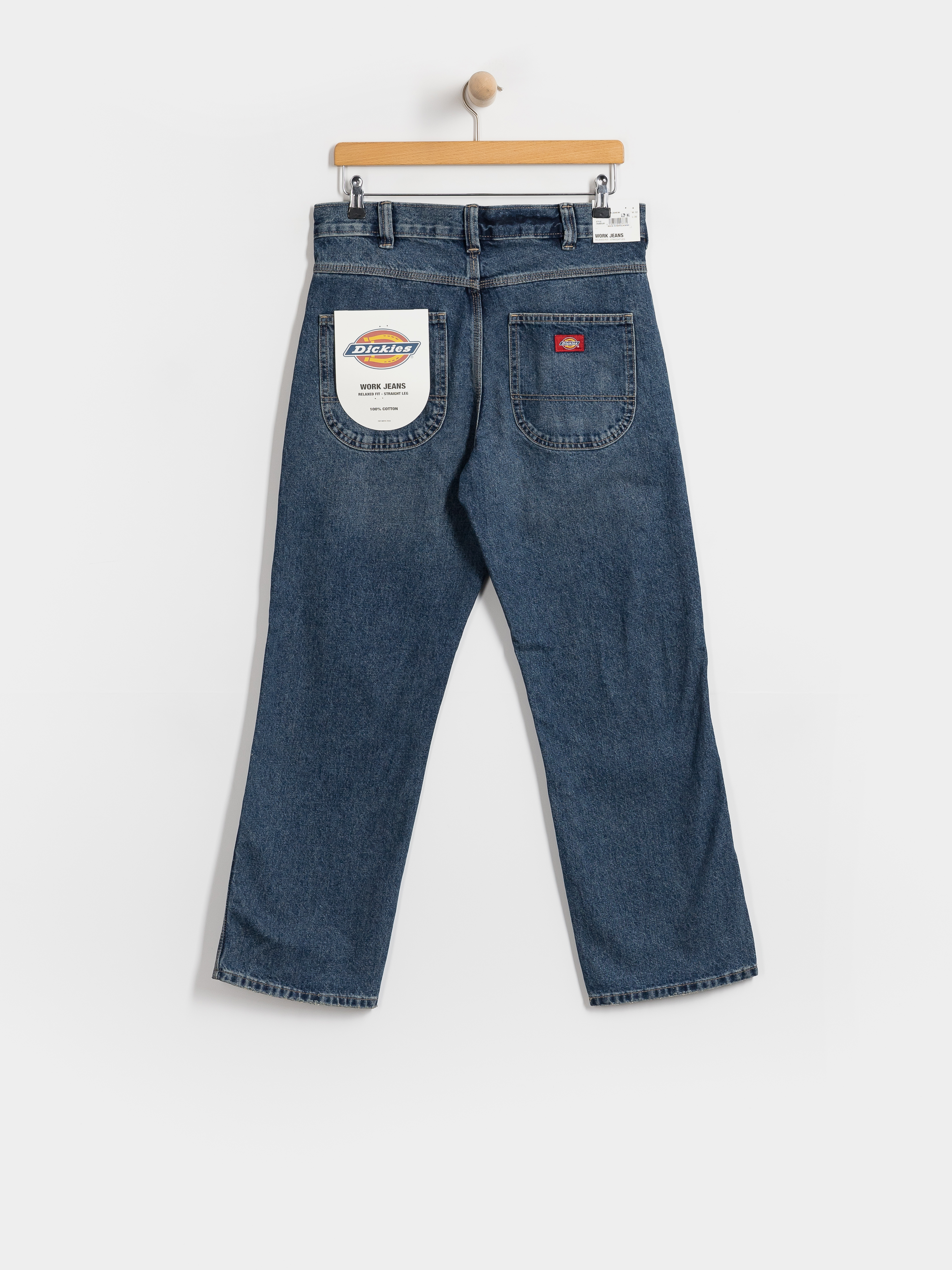 Панталони Dickies 954 Relaxed Straight Work (mid blue fade wash)