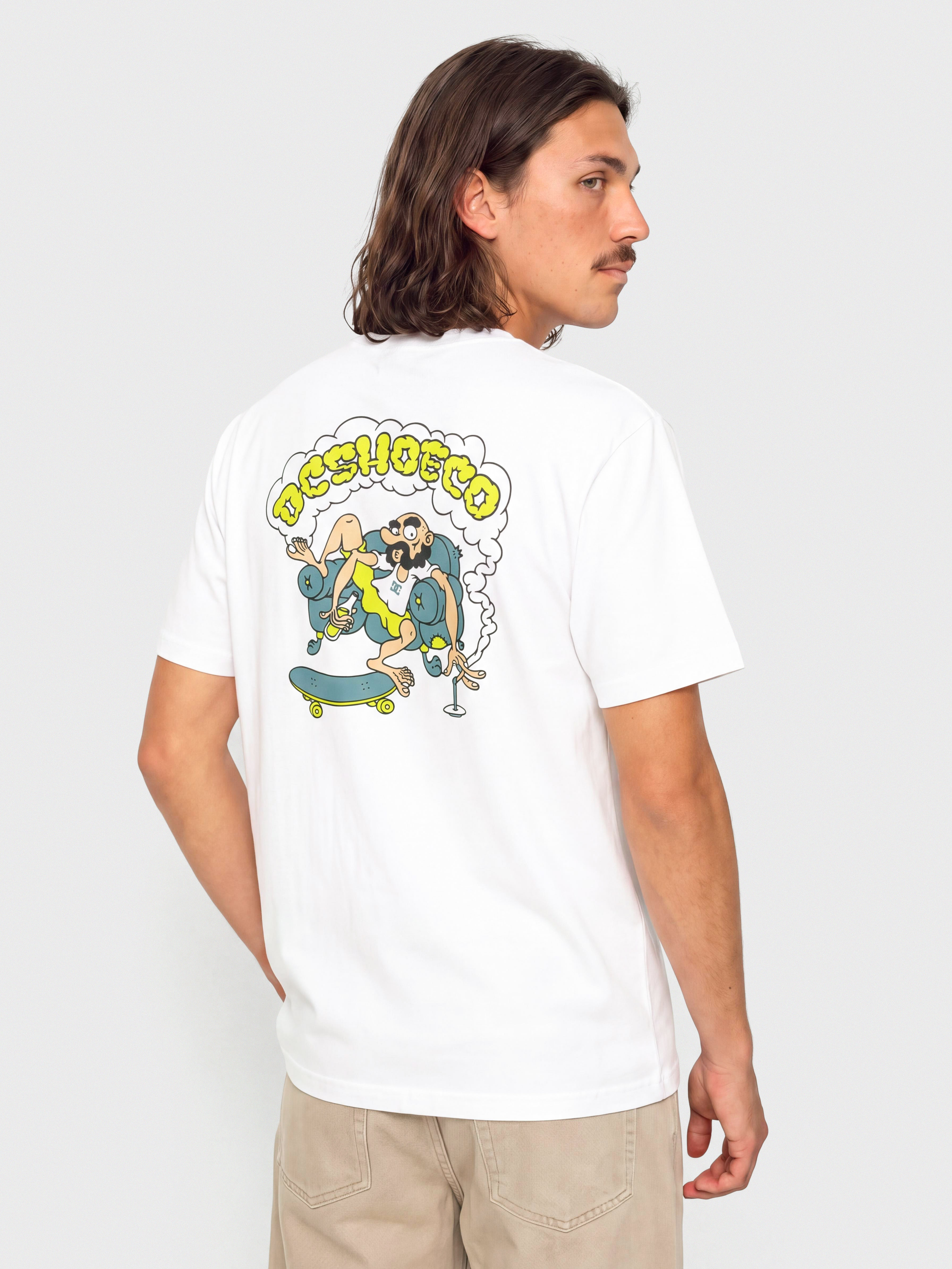 Тениска DC Couch Chilling (white)