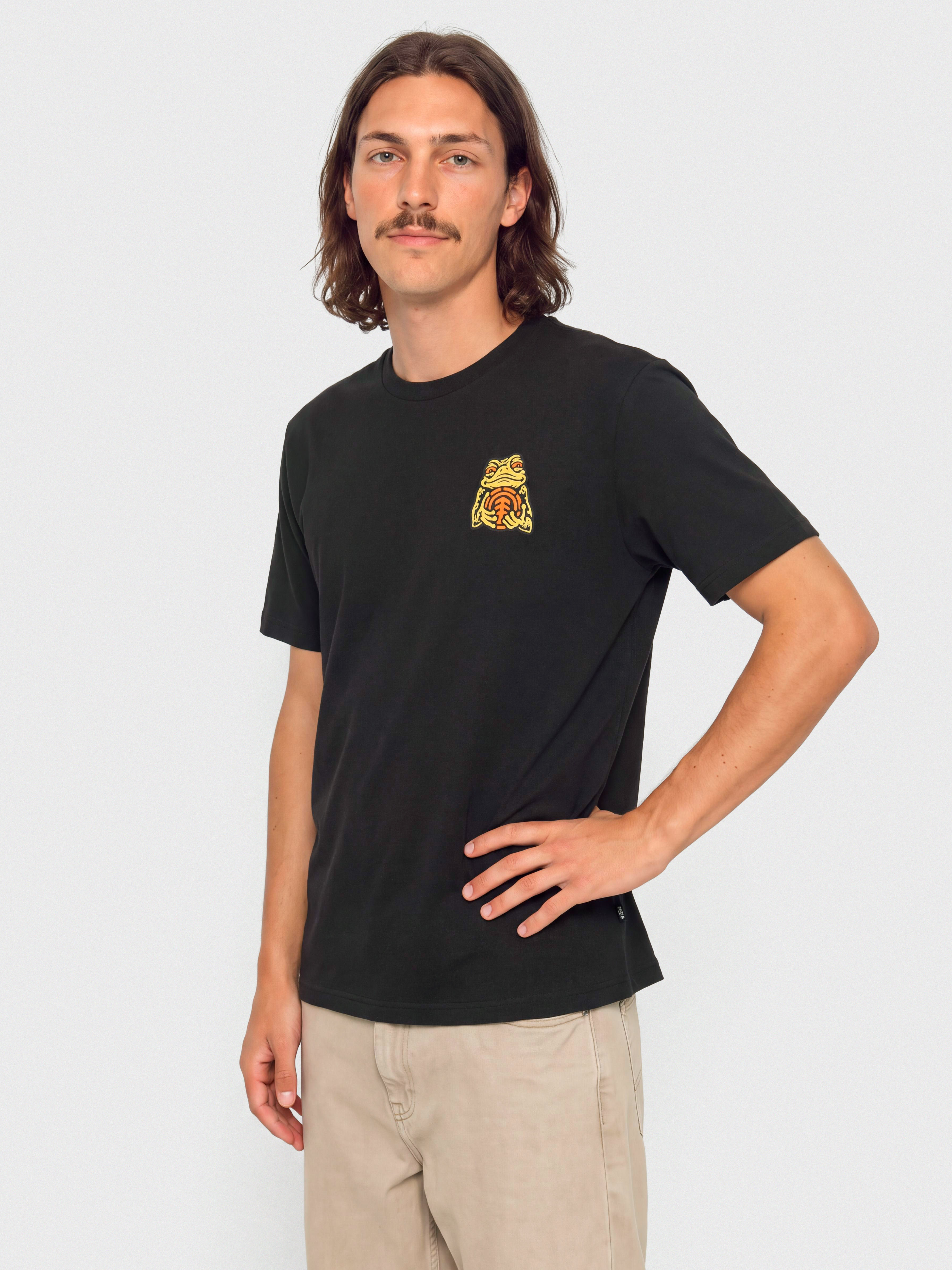 Тениска Element Timber The Frog (off black)