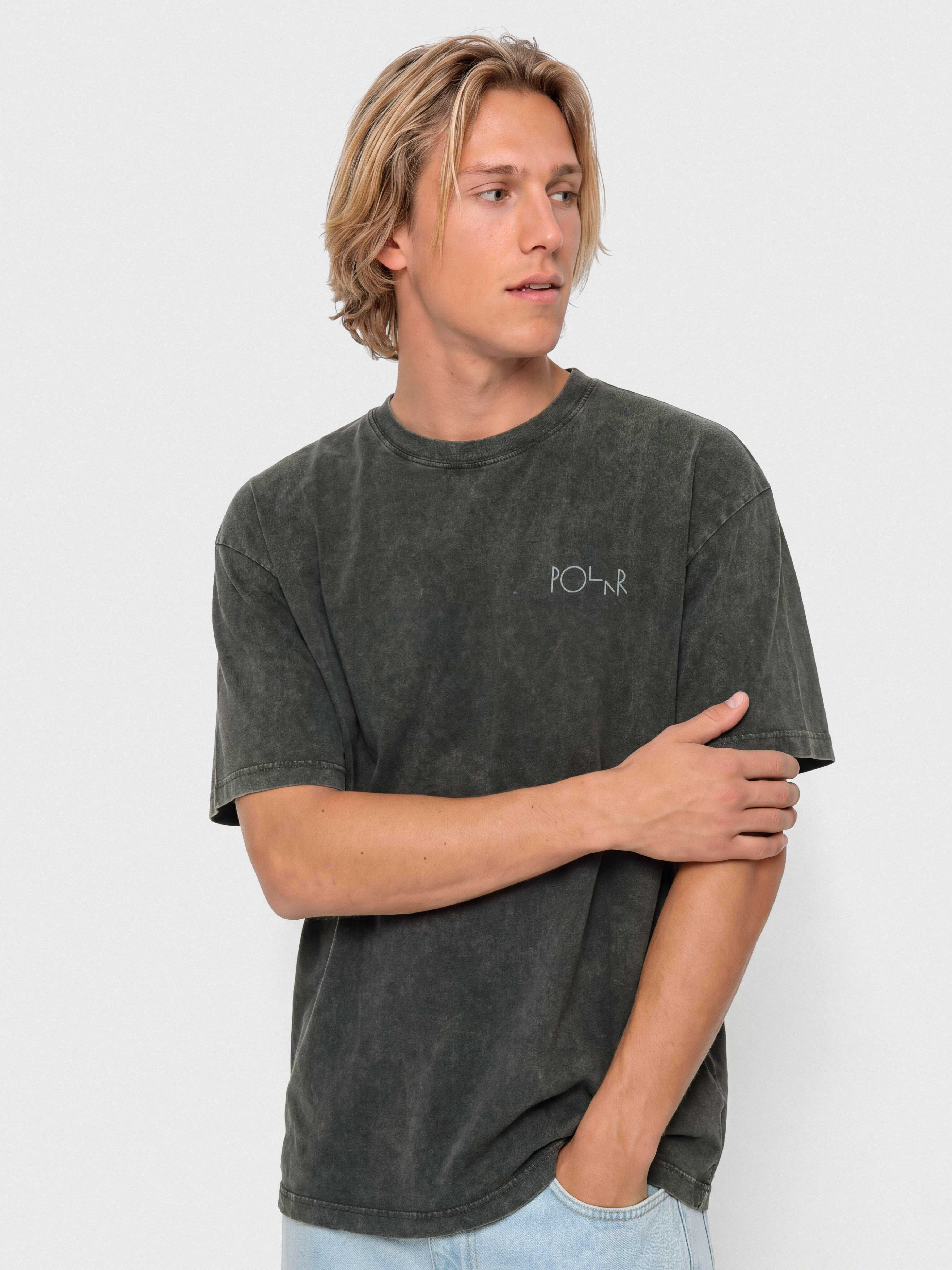 Тениска Polar Skate Fade (black)