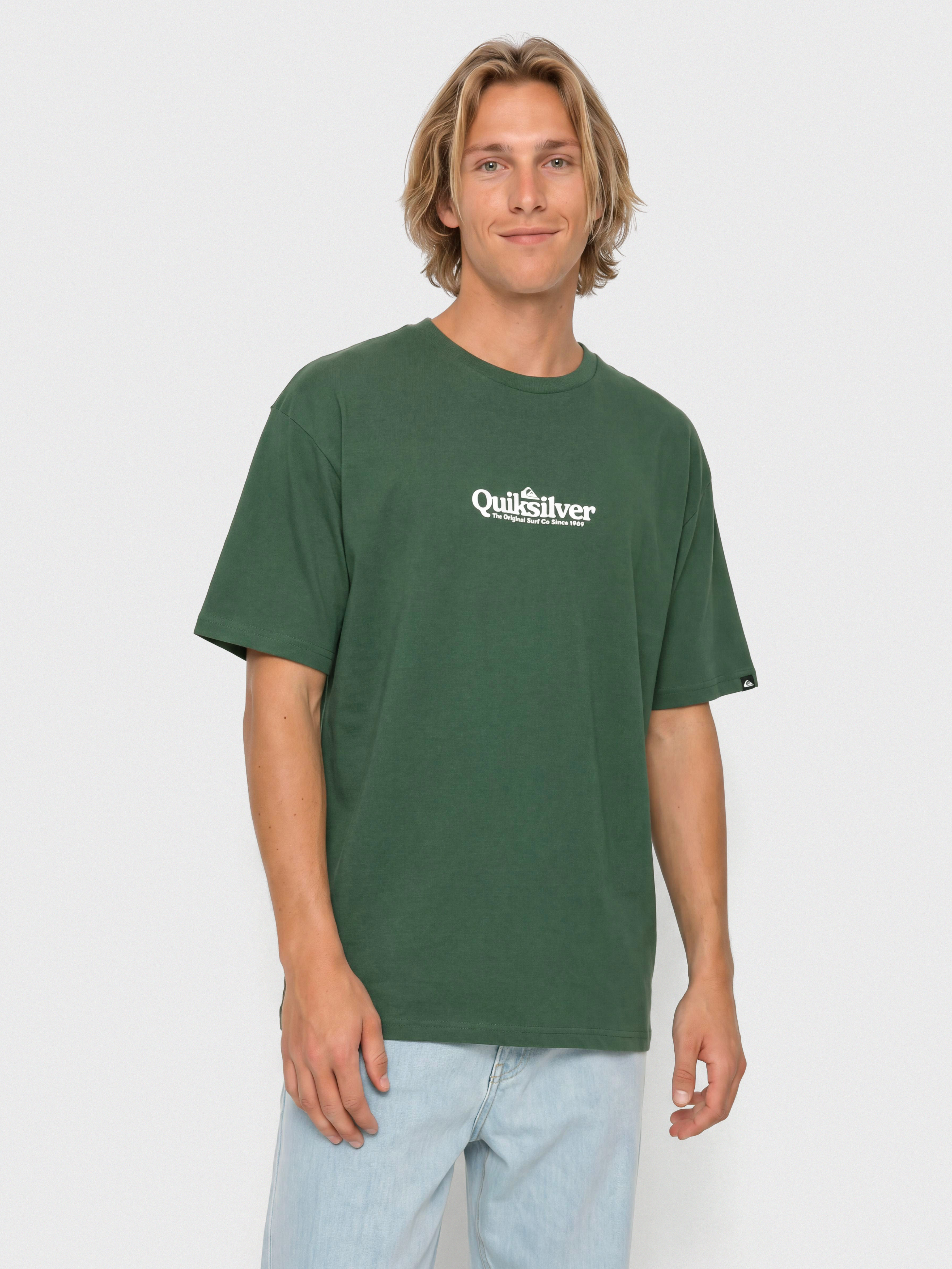 Тениска Quiksilver Fineline (trekking green)