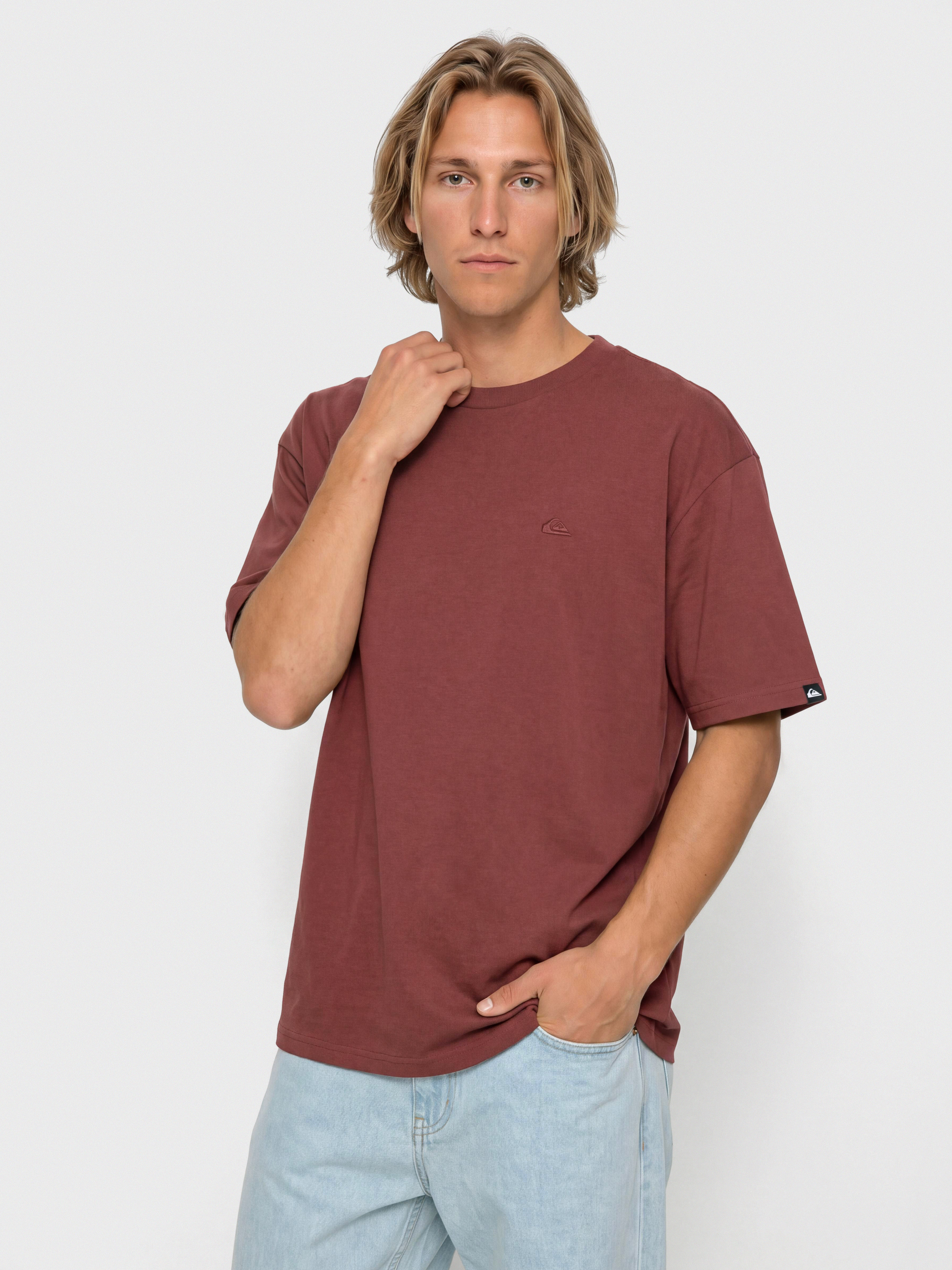 Тениска Quiksilver Salt Water (oxblood red)