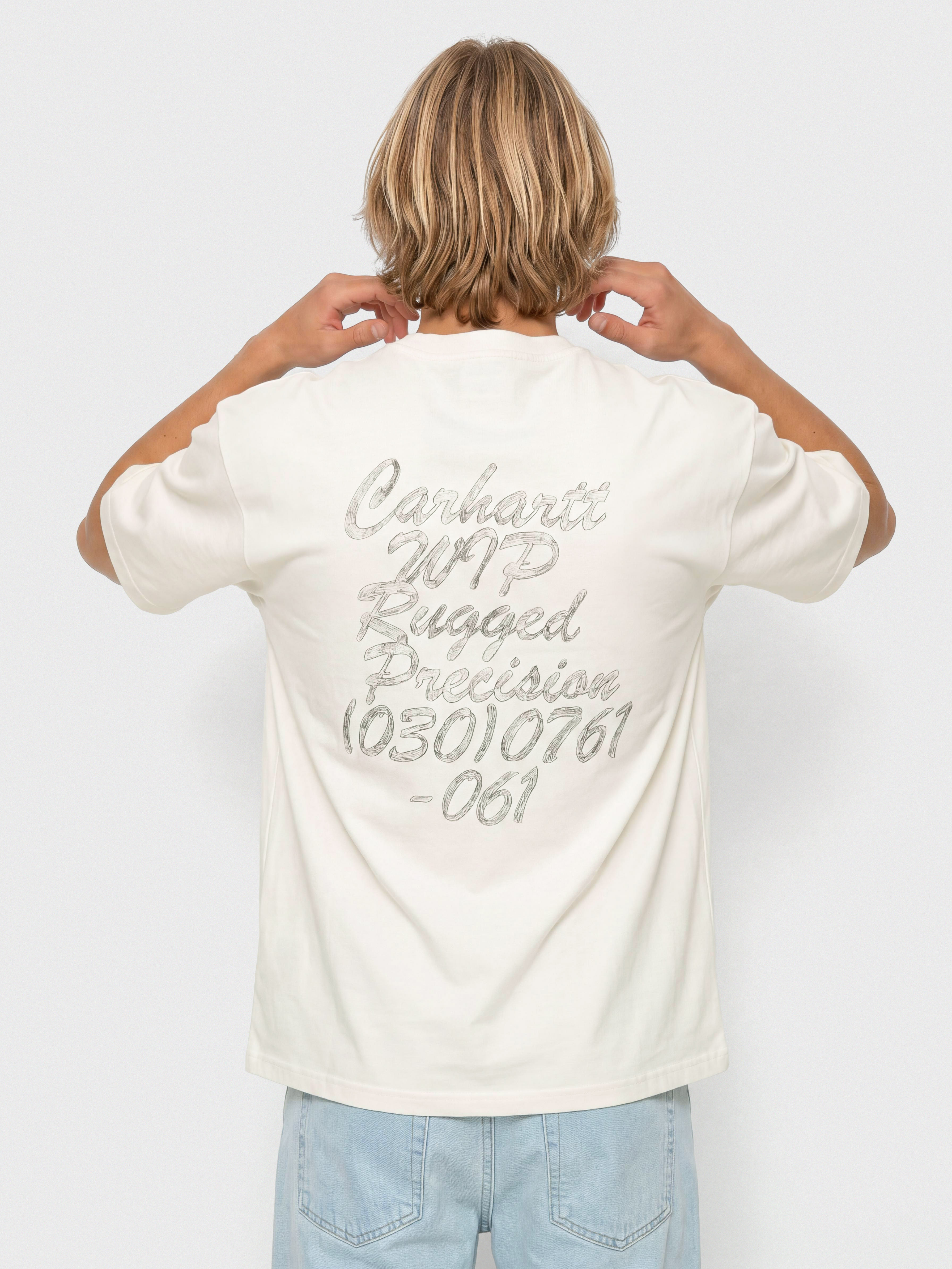 Тениска Carhartt WIP Hatching Script (wax/garment dyed)