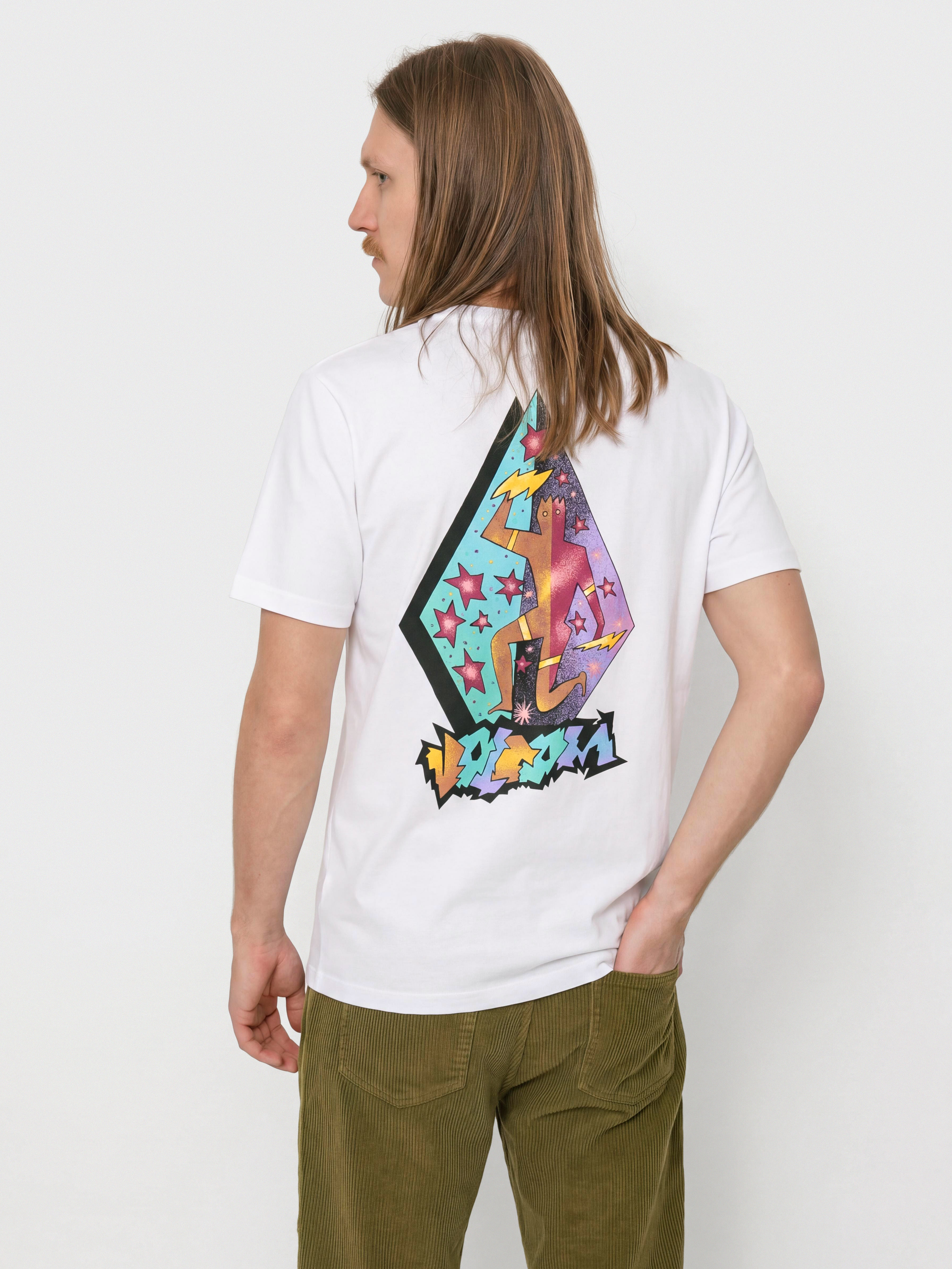 Тениска Volcom Star Shields Exp (white)