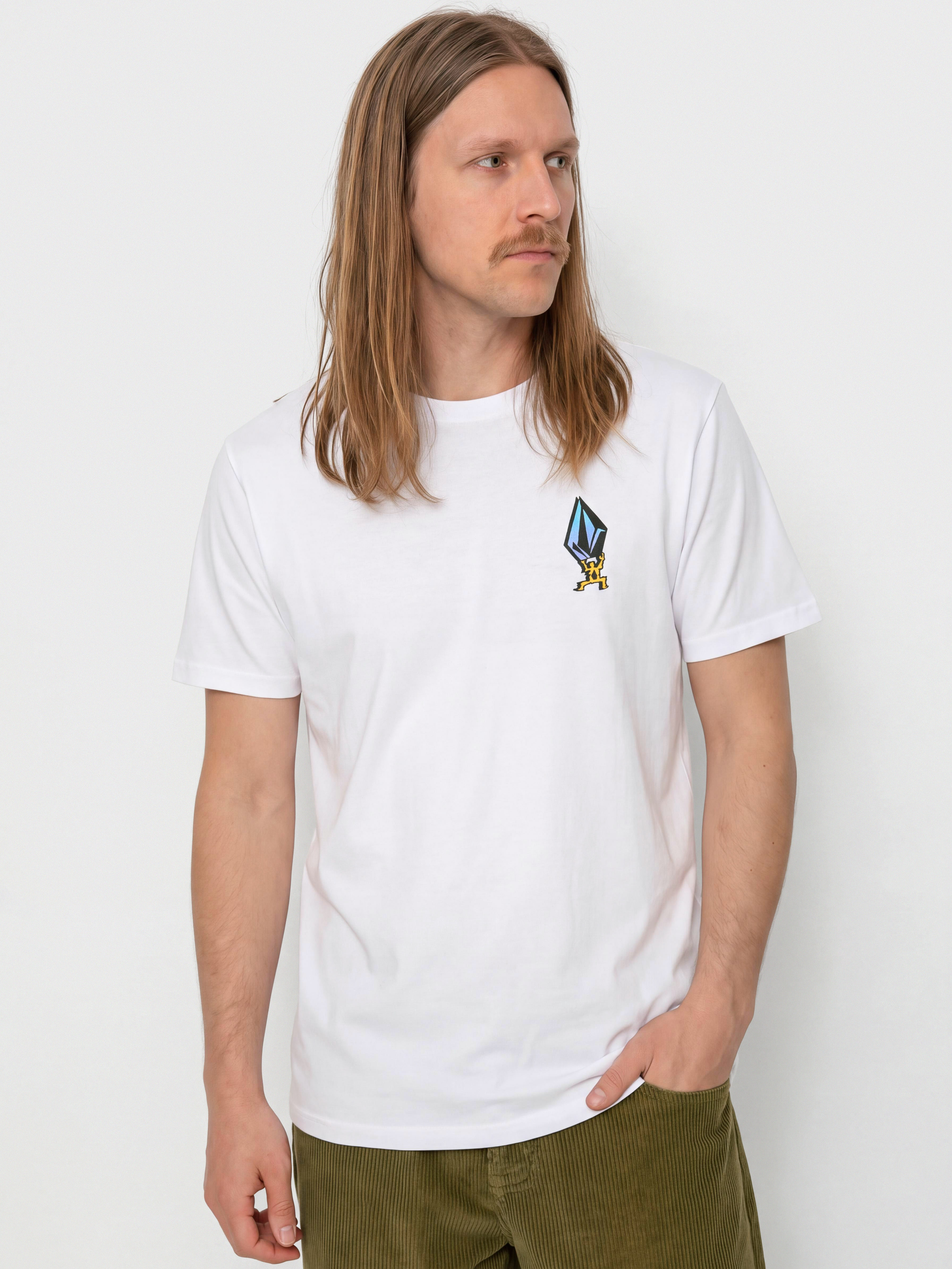 Тениска Volcom Star Shields Exp (white)