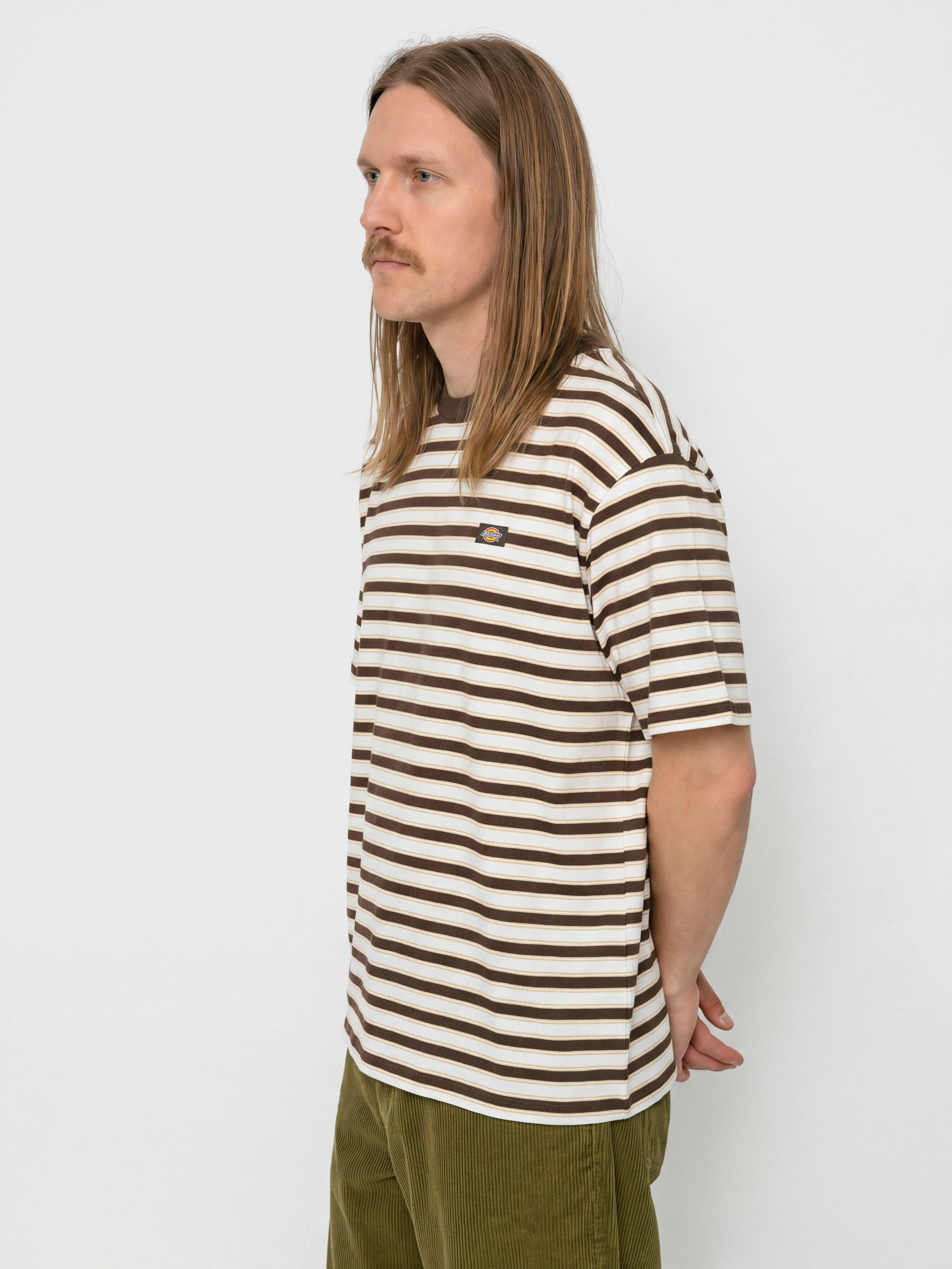 Тениска Dickies Stripe (chocolate brown)