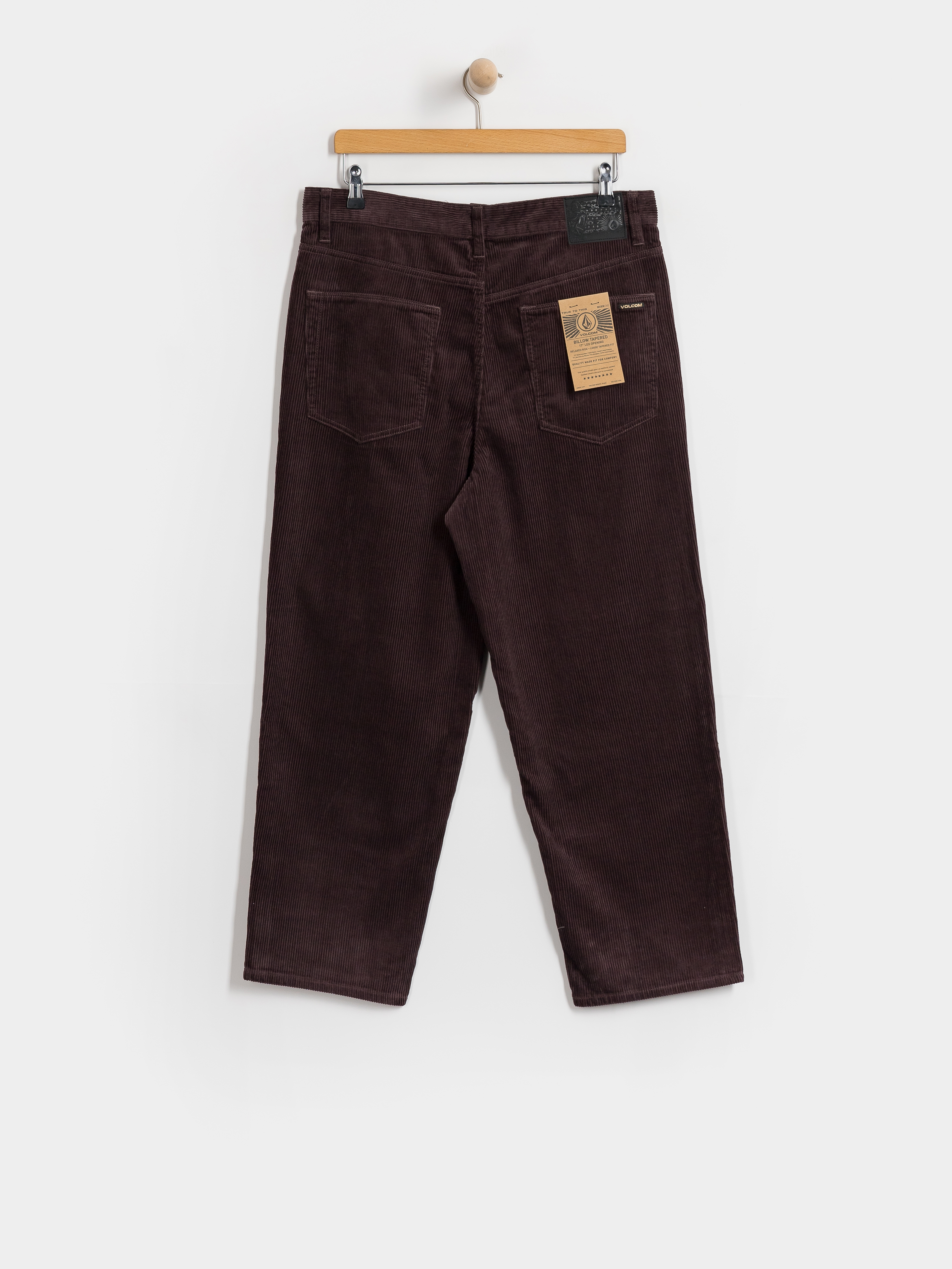 Панталони Volcom Billow Tapered Cord (raisin)