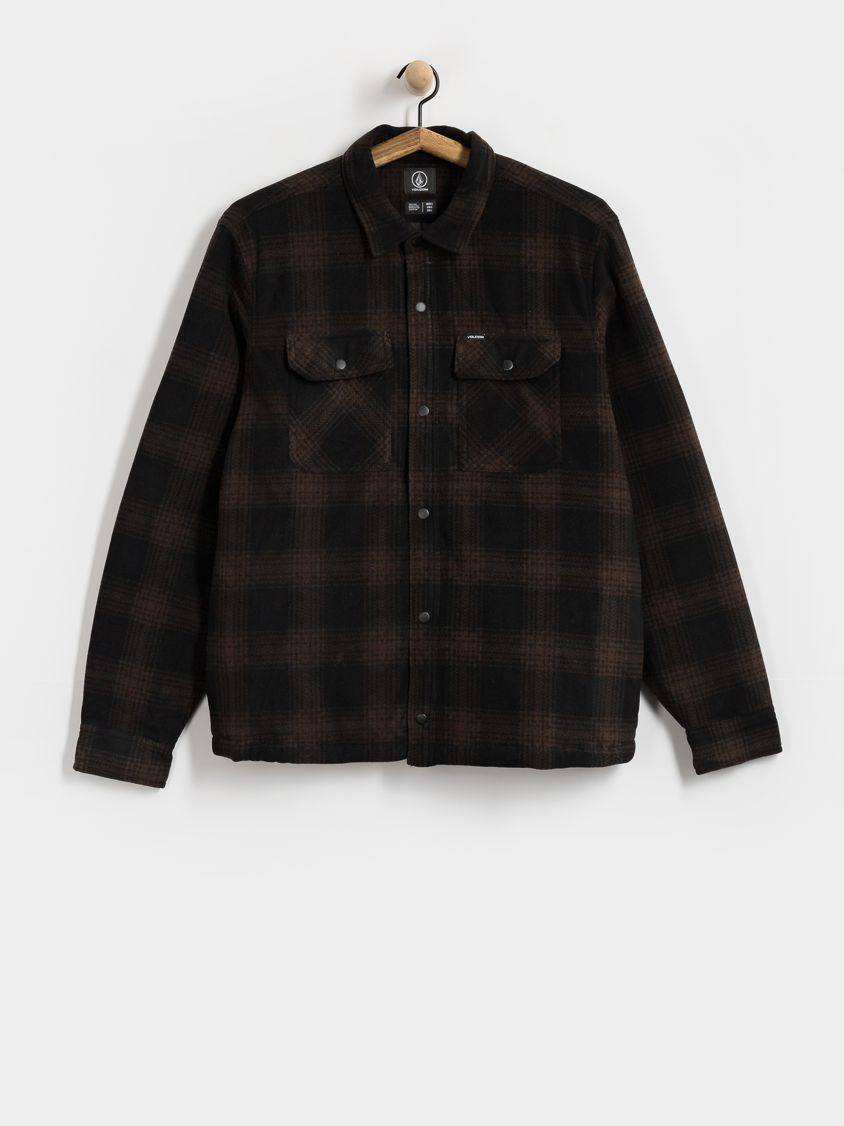 Суитшърт с качулка Volcom Bowered II HD (cacao)