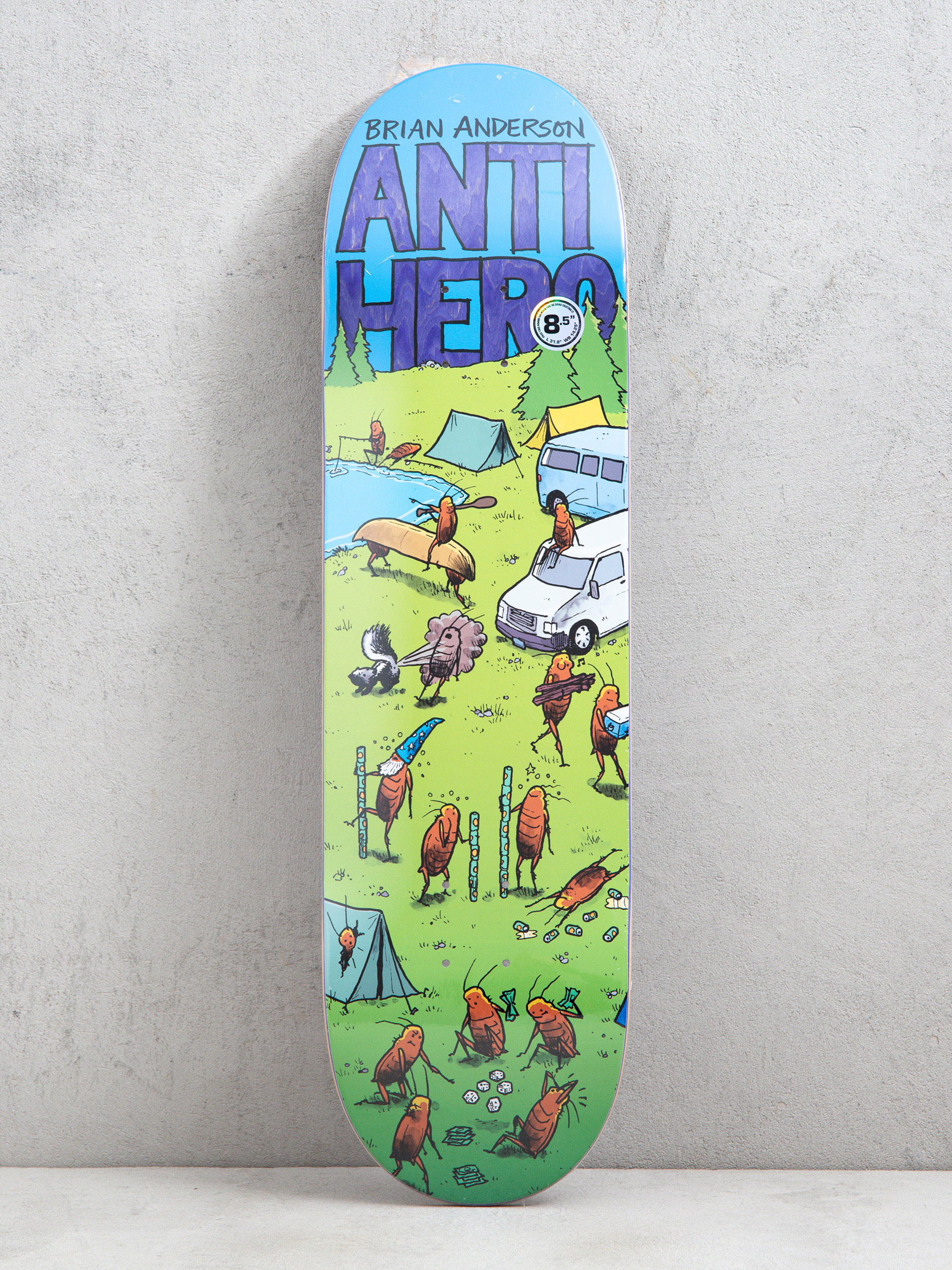 Дъска Antihero B.A. Roached Out 2 (green)