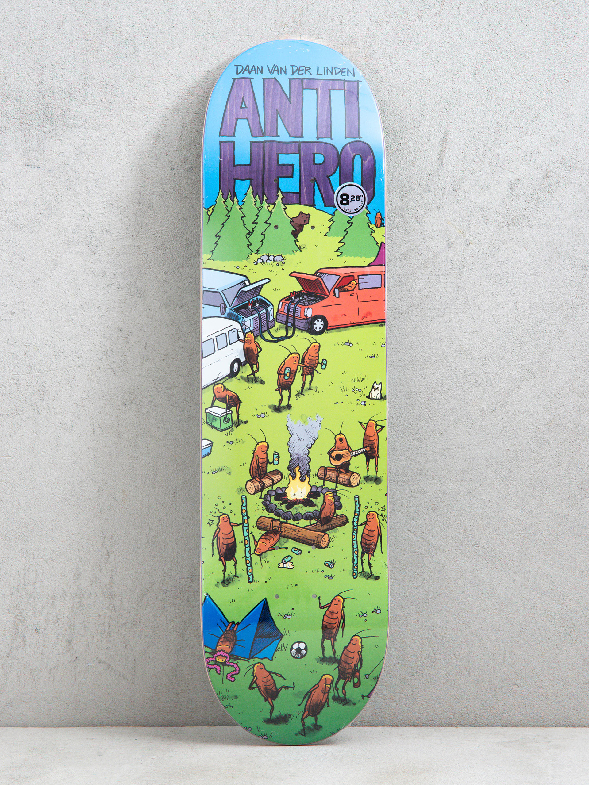 Дъска Antihero Daan Roached Out (green)
