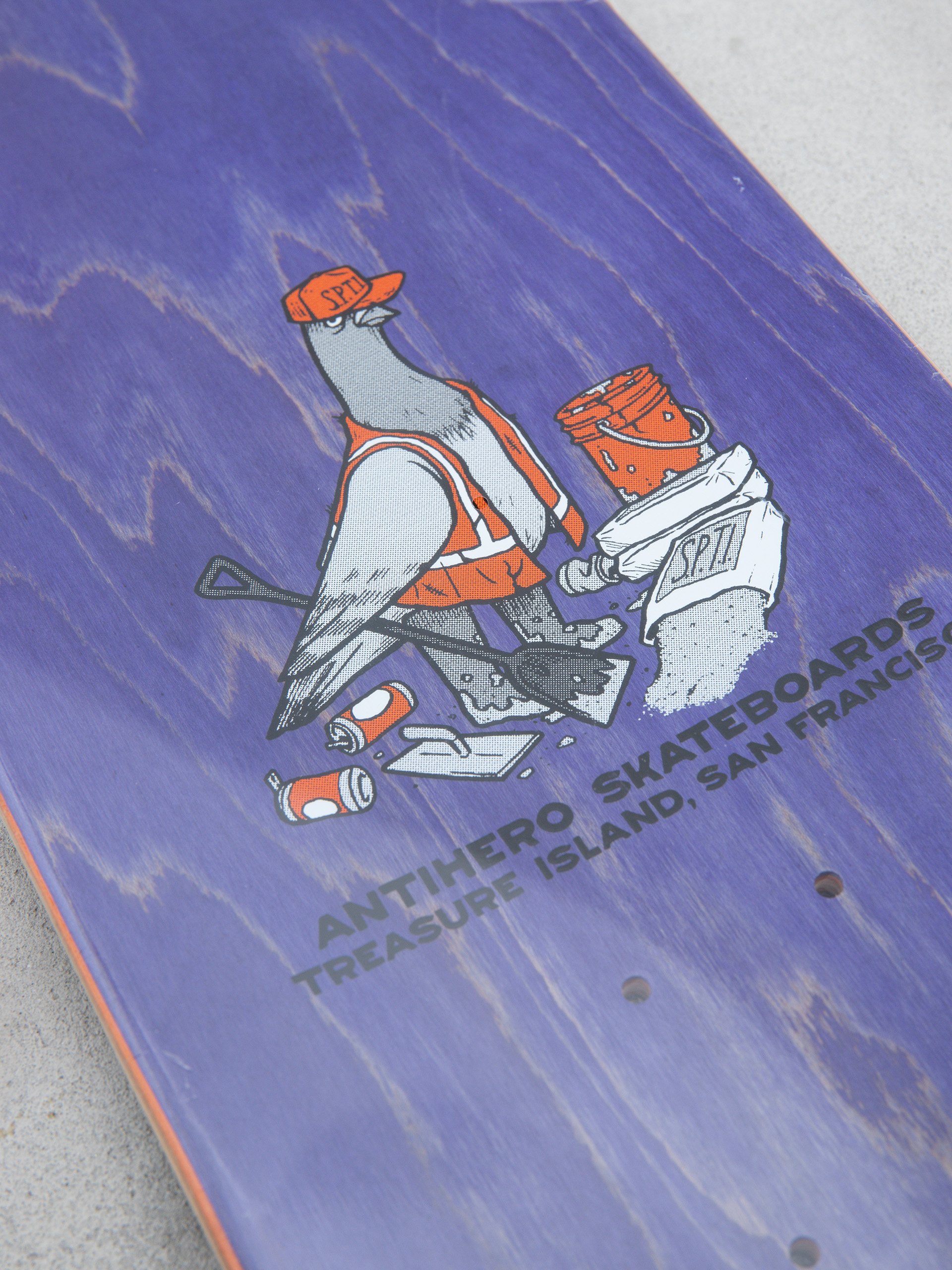 Дъска Antihero Treasure Island Eagle (grey)
