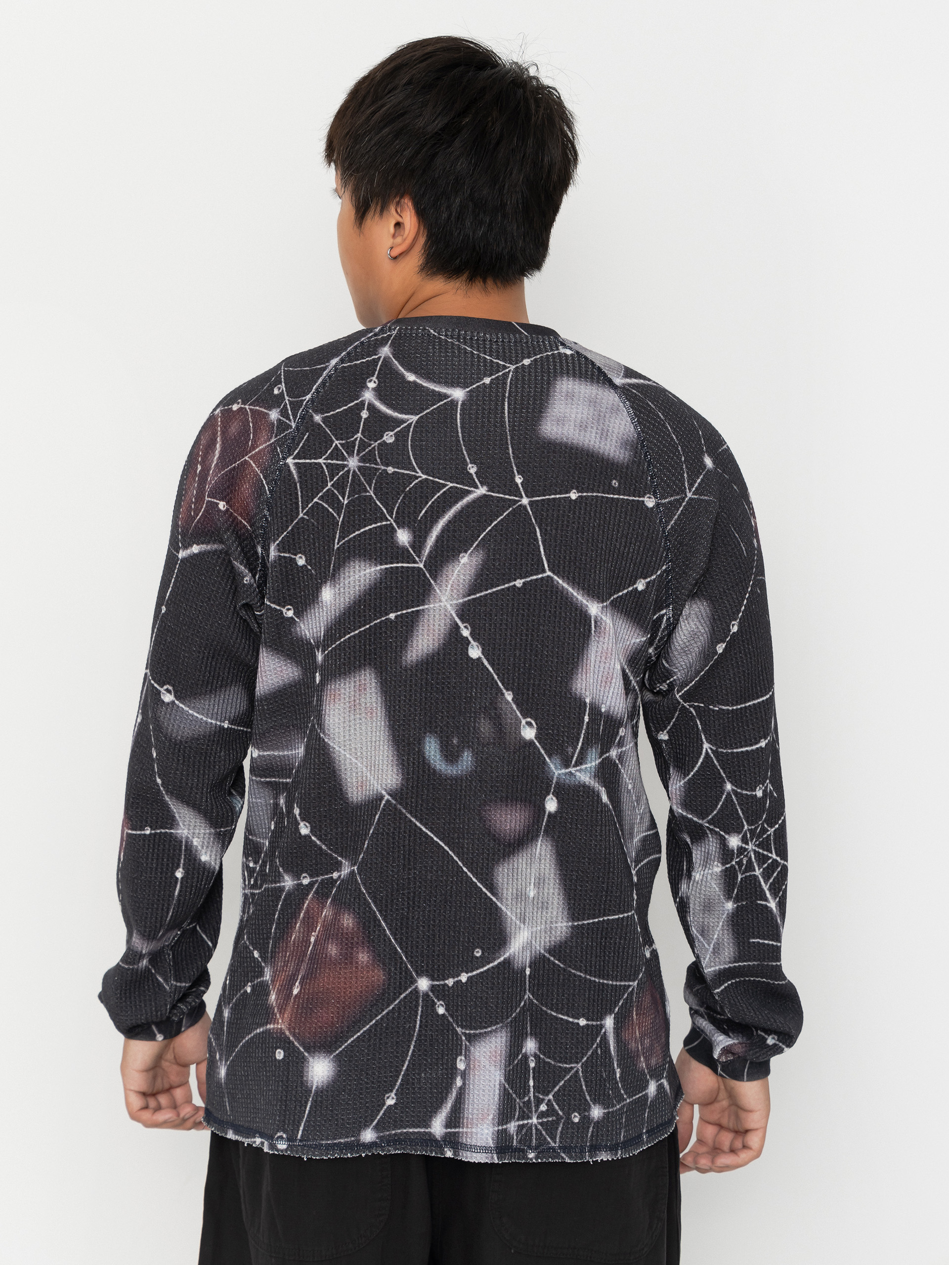 Блуза RipNDip Redemption Waffle Knit (black)