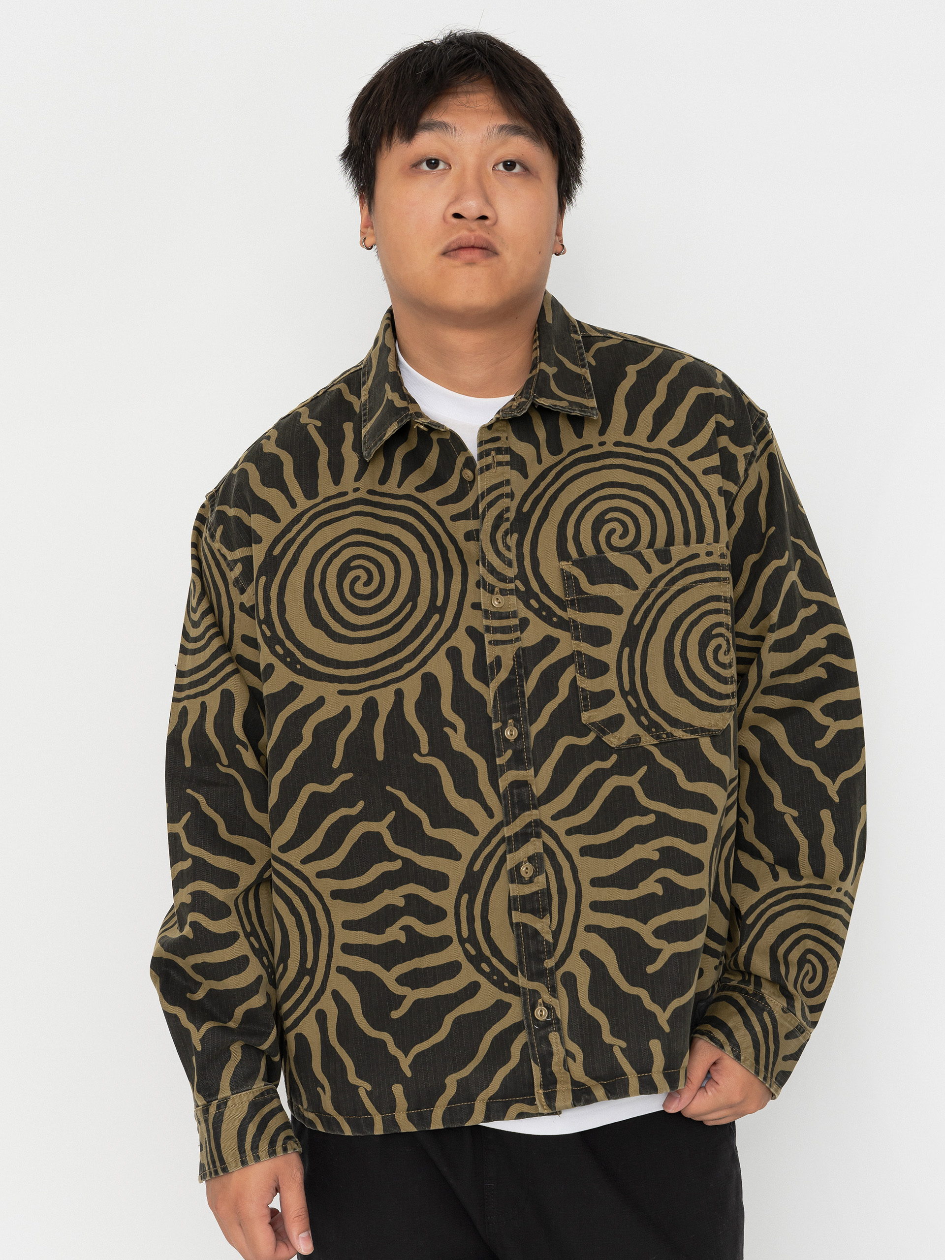 Риза Vans Martinez Cotton Overshirt (faded black)