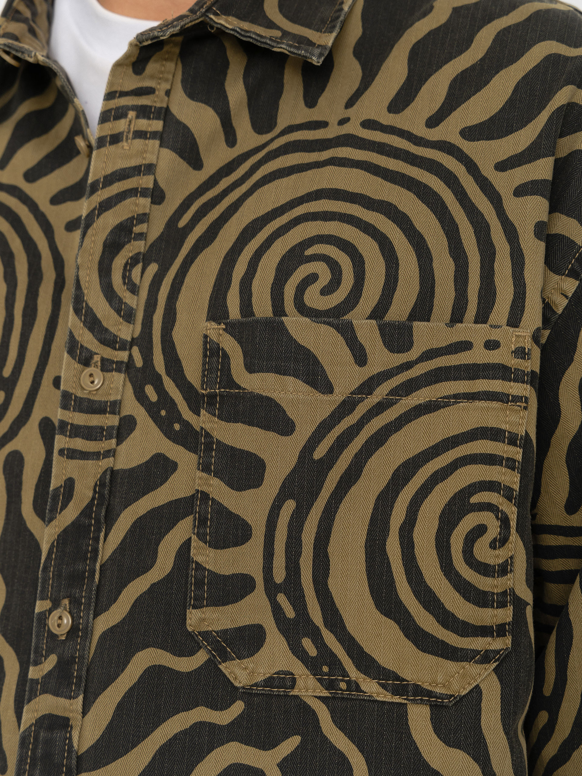 Риза Vans Martinez Cotton Overshirt (faded black)