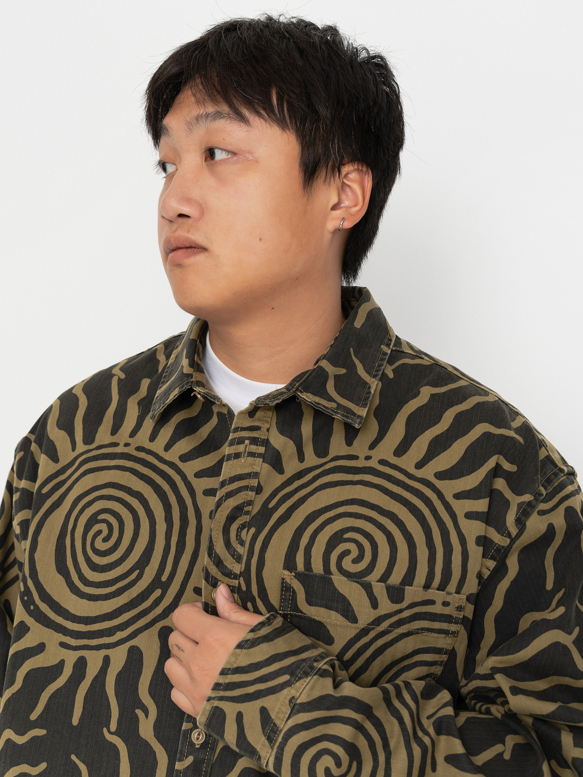 Риза Vans Martinez Cotton Overshirt (faded black)