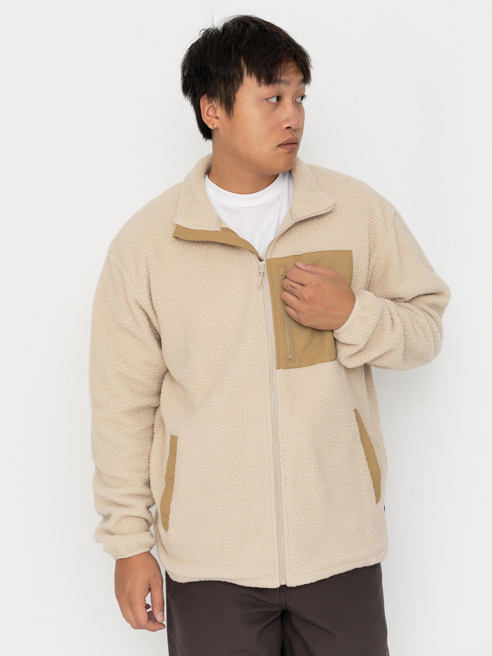 Поларени суитшърт Quiksilver Clean Coast Fz (peyote)