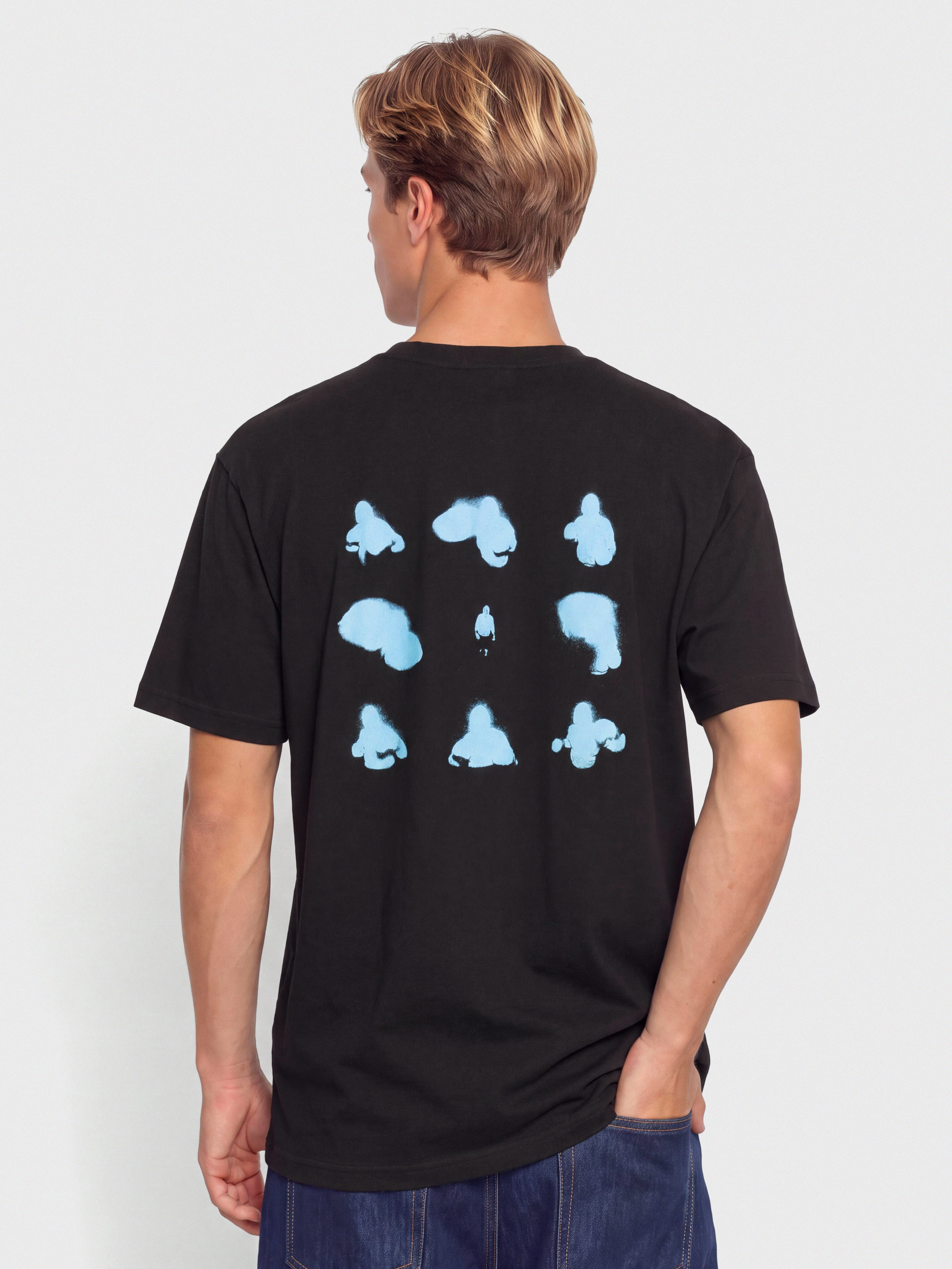 Тениска Polar Skate Fighting Myself (black)