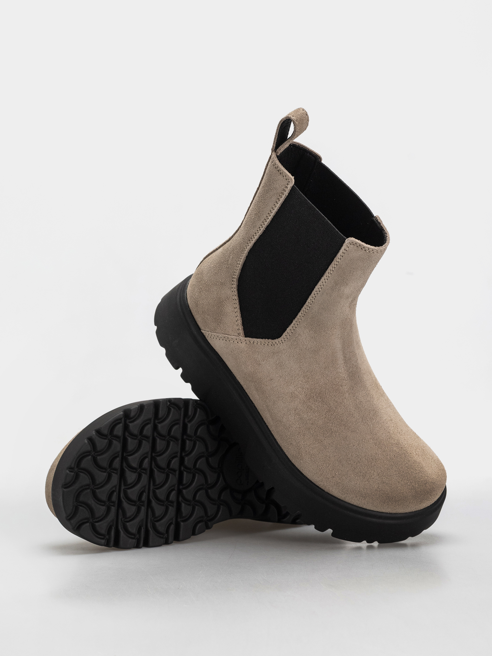 Обувки Birkenstock Theda Chelsea Suede Leather Narrow Wmn (taupe)