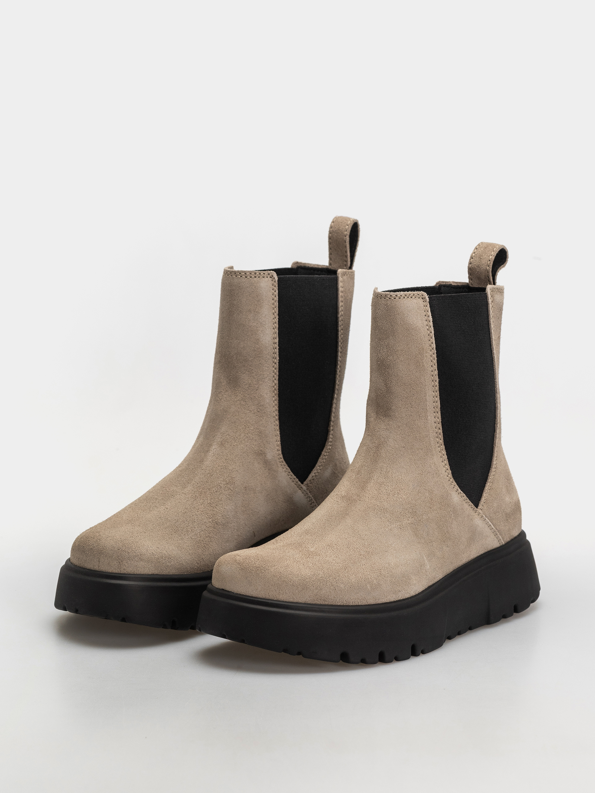 Обувки Birkenstock Theda Chelsea Suede Leather Narrow Wmn (taupe)
