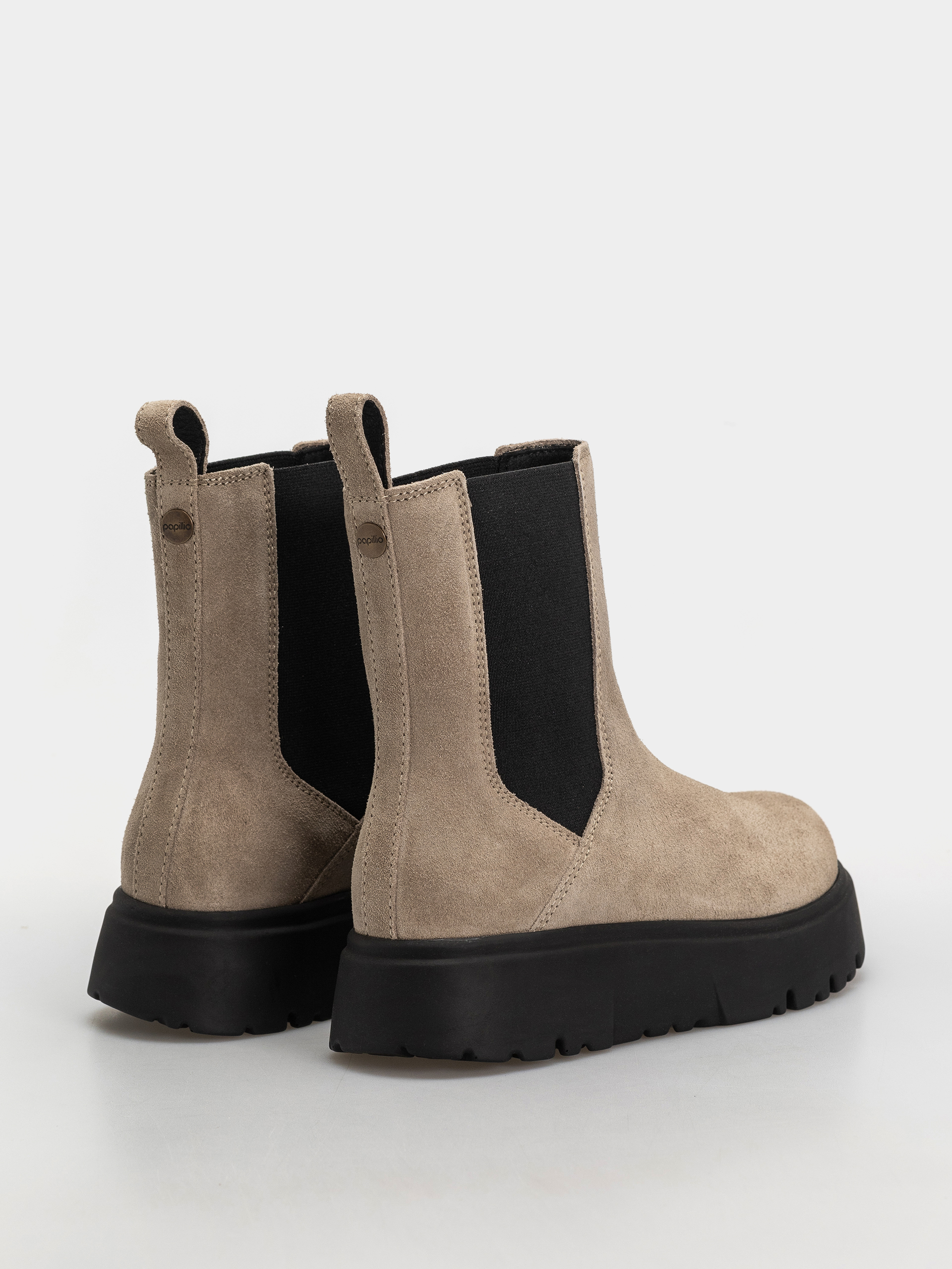 Обувки Birkenstock Theda Chelsea Suede Leather Narrow Wmn (taupe)