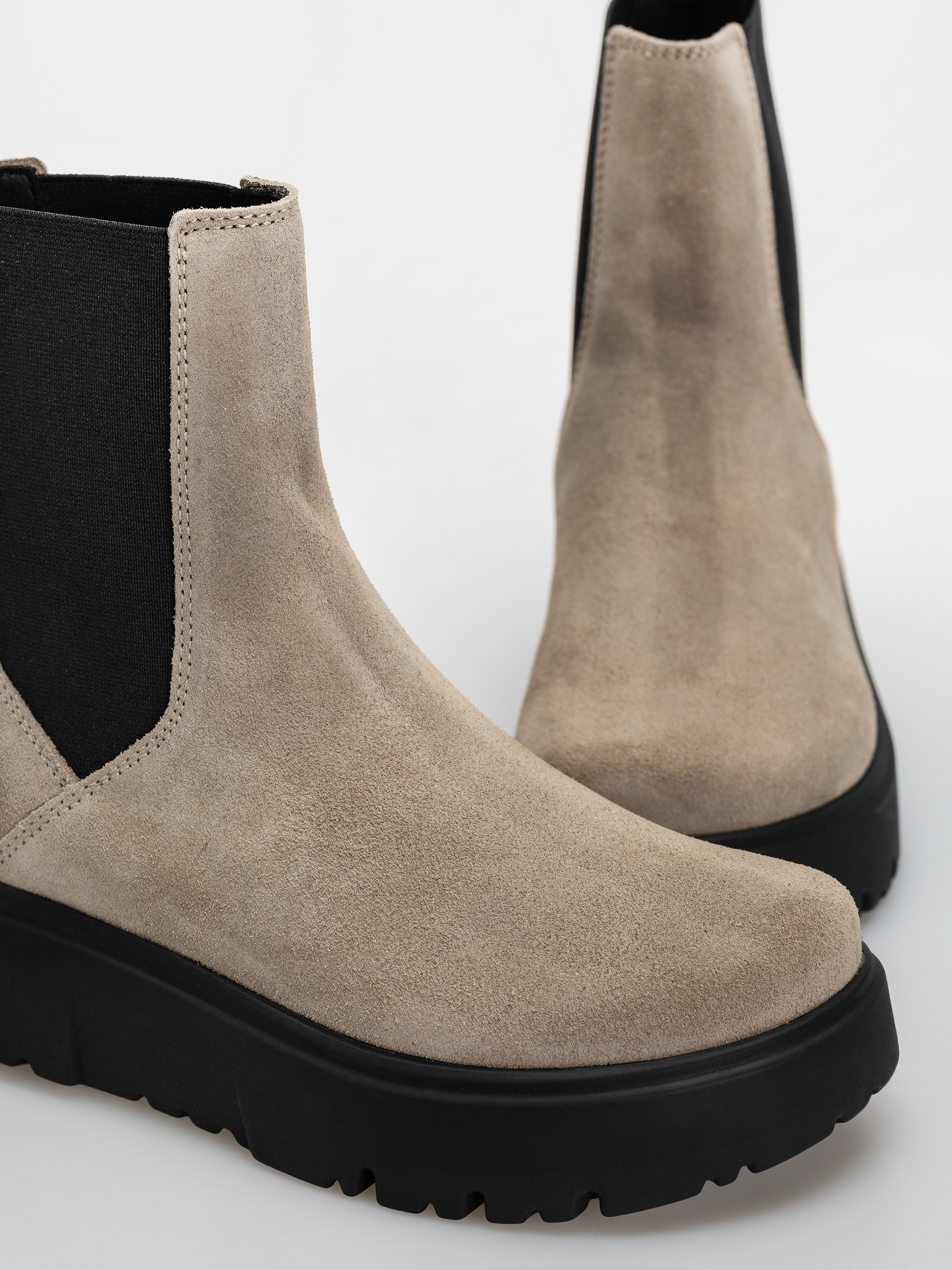 Обувки Birkenstock Theda Chelsea Suede Leather Narrow Wmn (taupe)