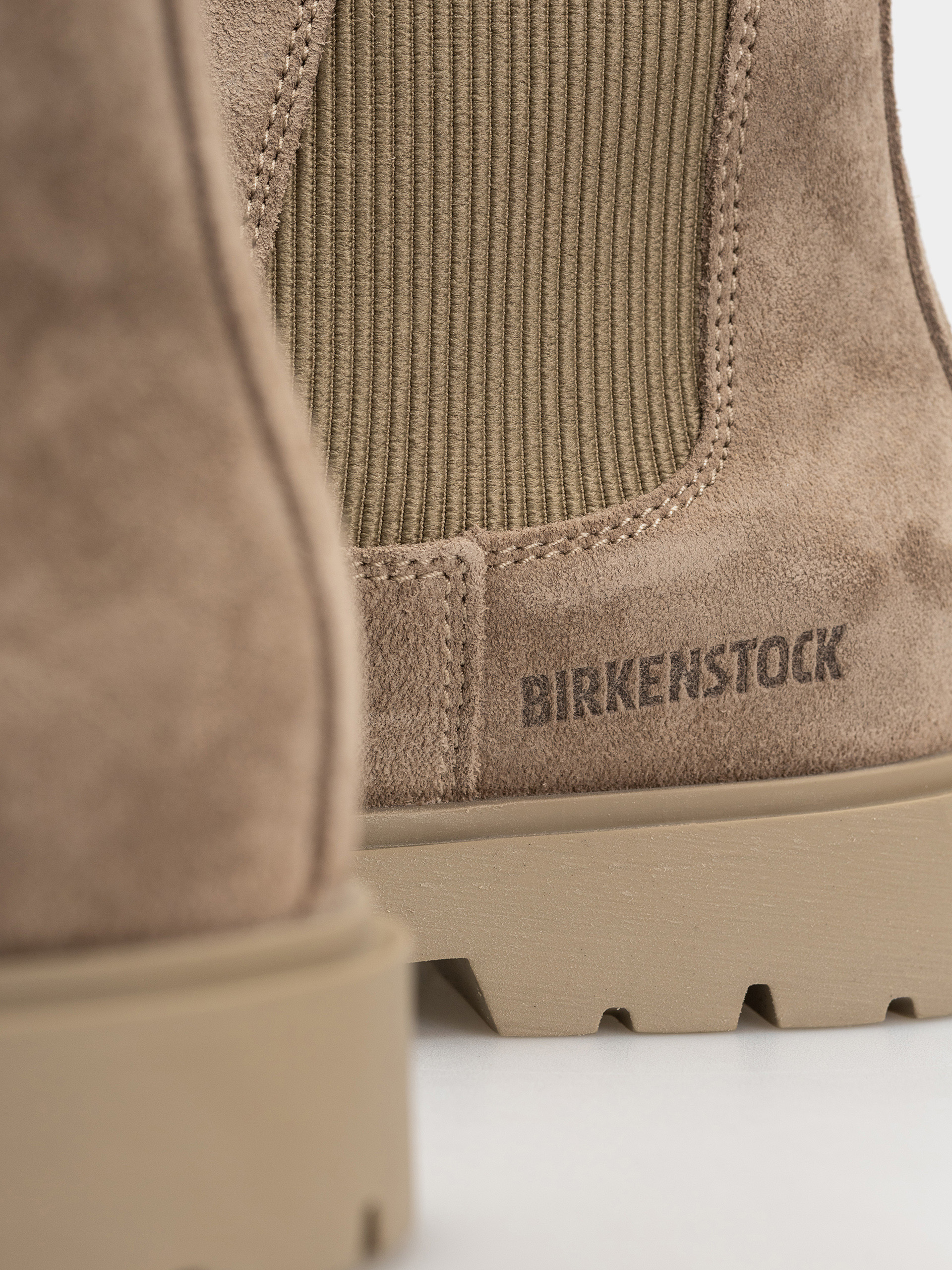 Обувки Birkenstock Highwood Suede Leather Narrow (taupe)