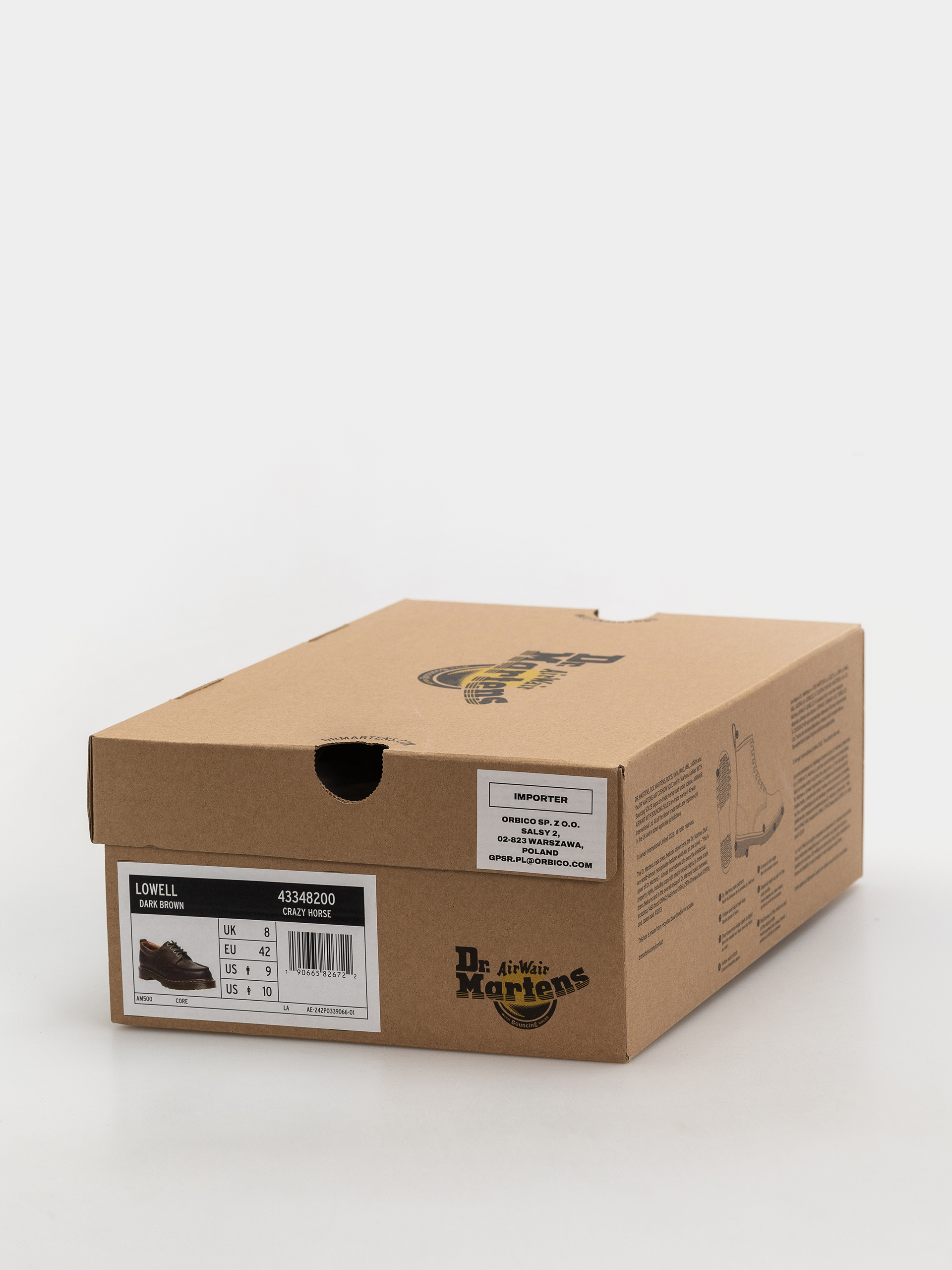 Обувки Dr. Martens Lowell (dark brown)