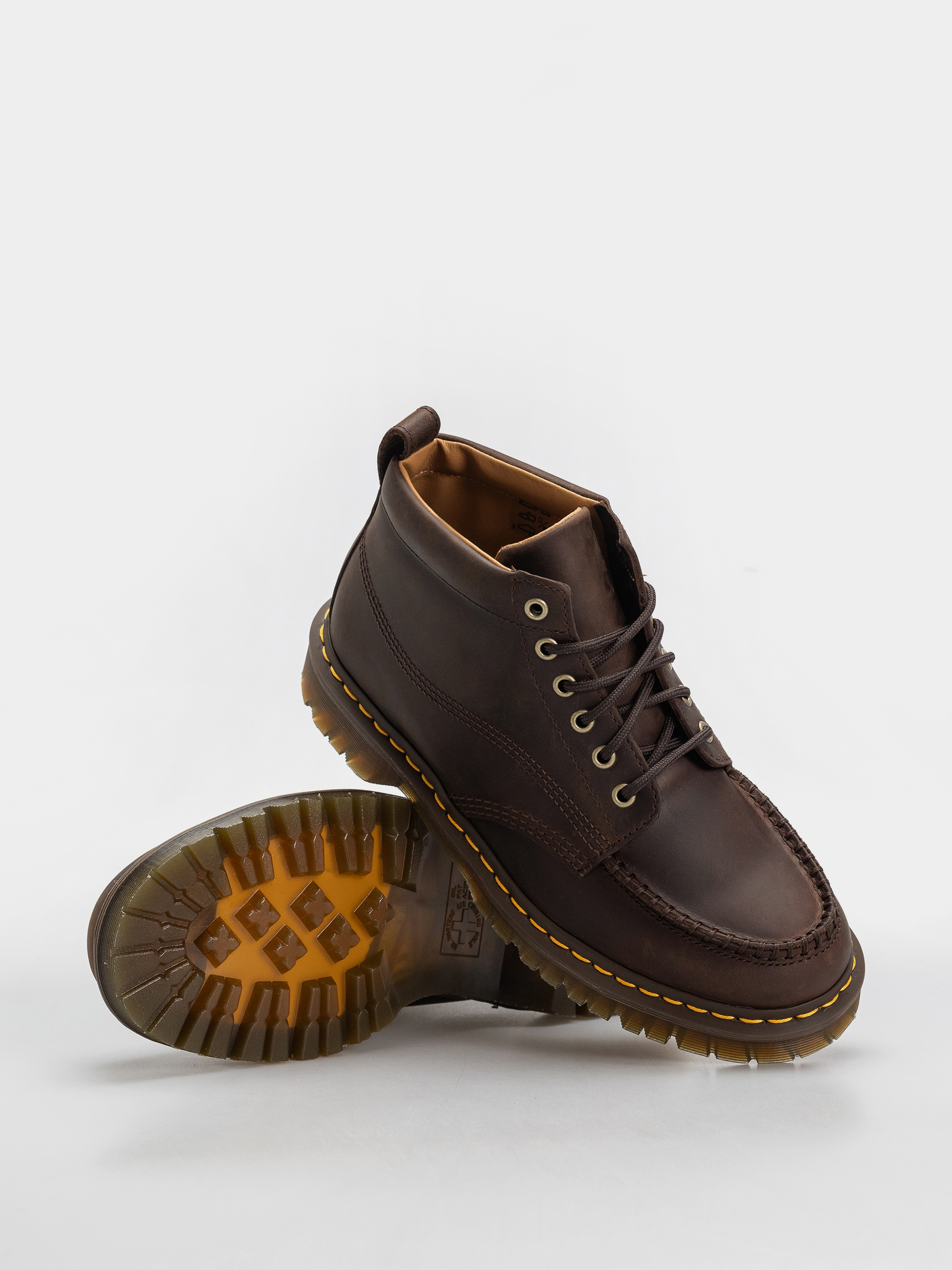 Обувки Dr. Martens Lowell Chukka (dark brown)