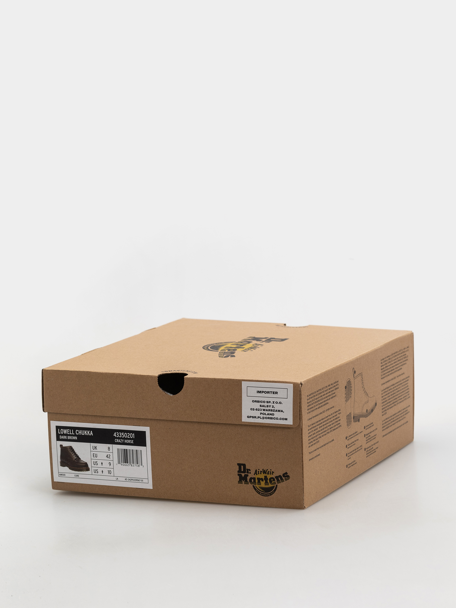 Обувки Dr. Martens Lowell Chukka (dark brown)