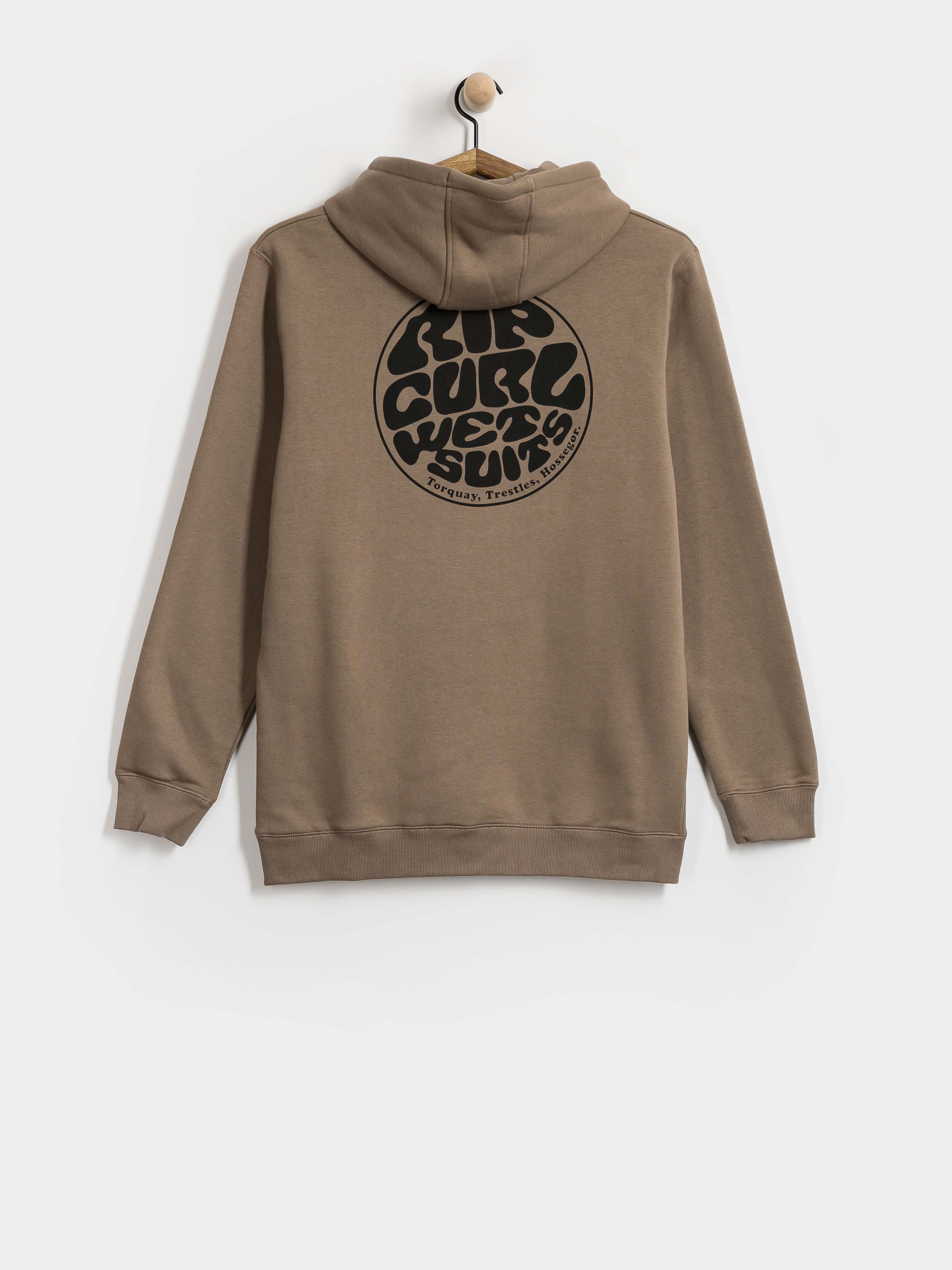 Суитшърт с качулка Rip Curl Wetsuit Icon HD (walnut)