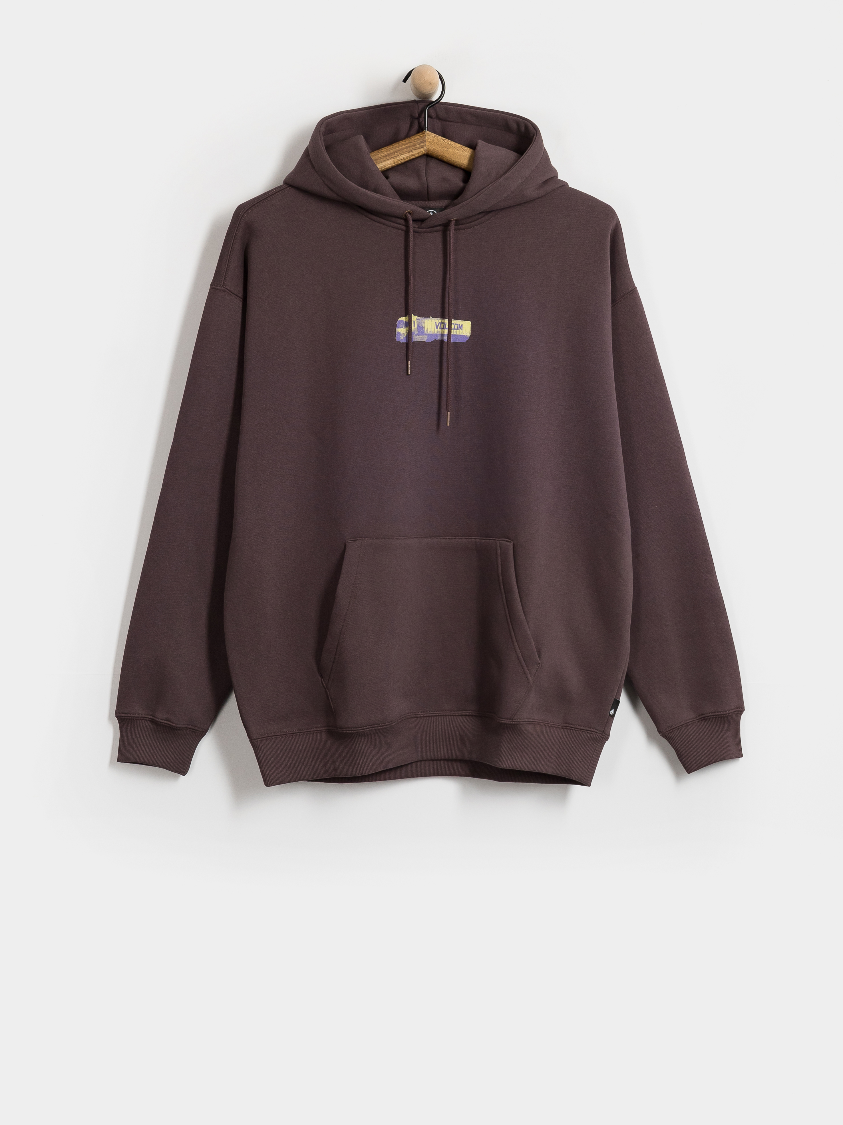 Суитшърт с качулка Volcom Stone Convoyer HD (raisin)