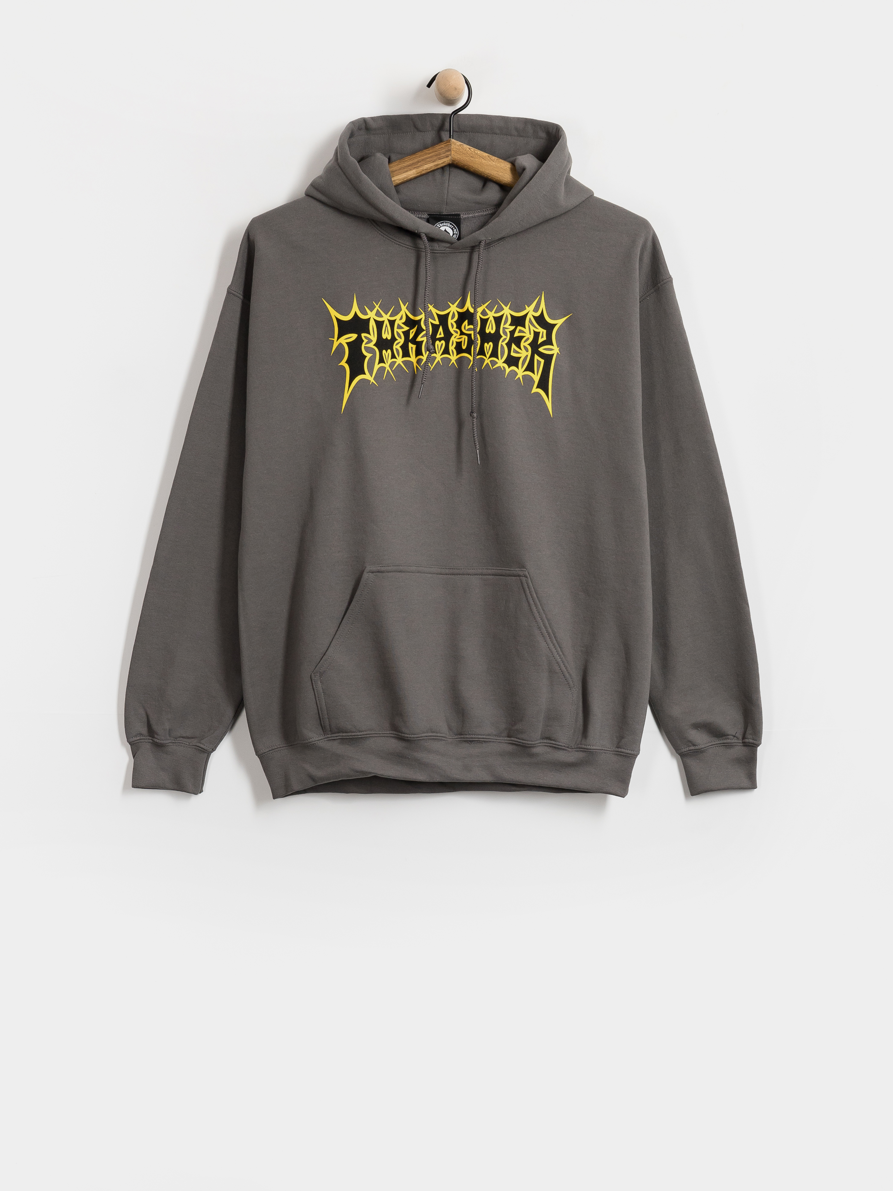 Суитшърт с качулка Thrasher Spikey HD (charcoal)