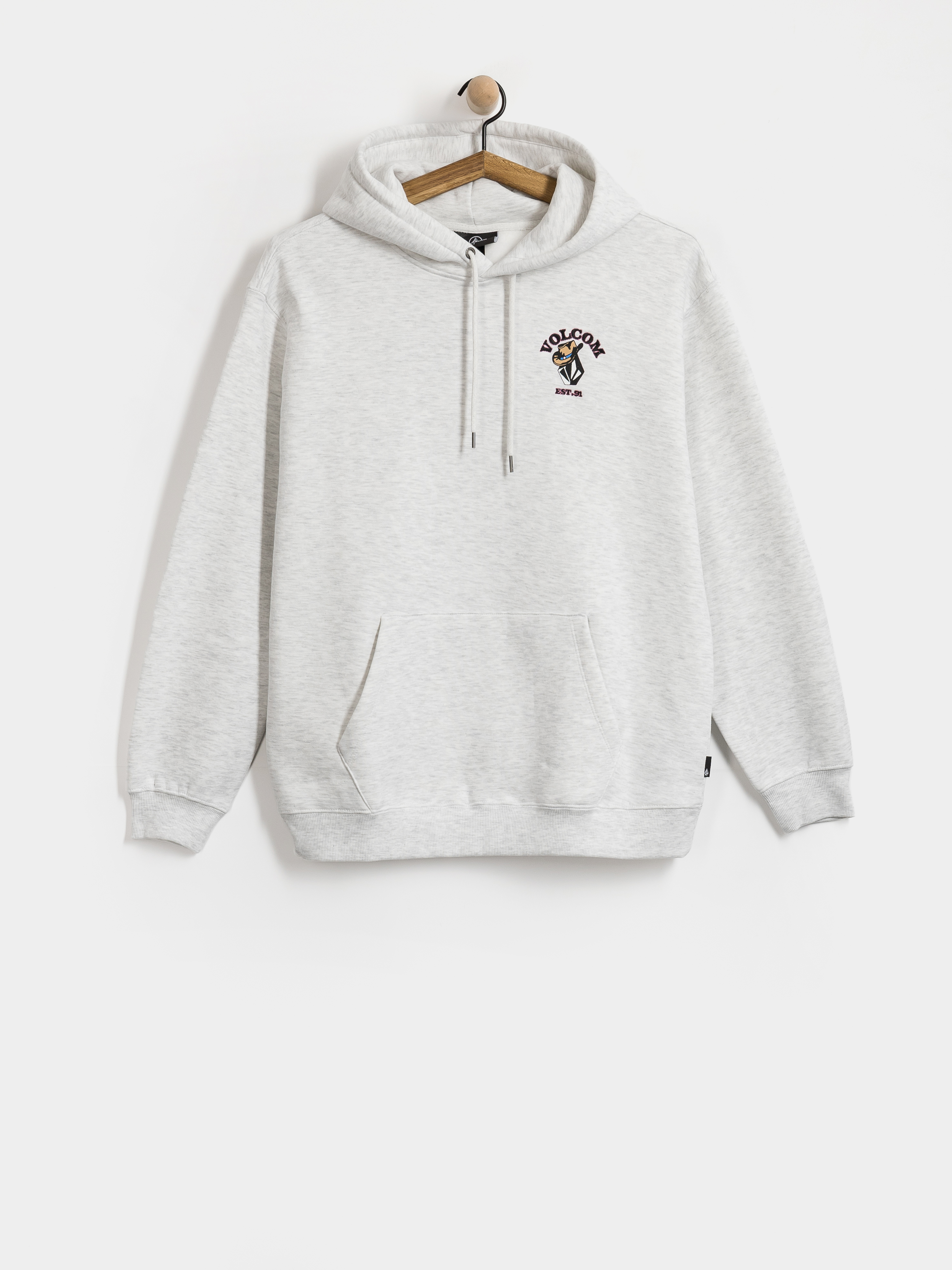 Суитшърт с качулка Volcom Noder HD (bone heather)
