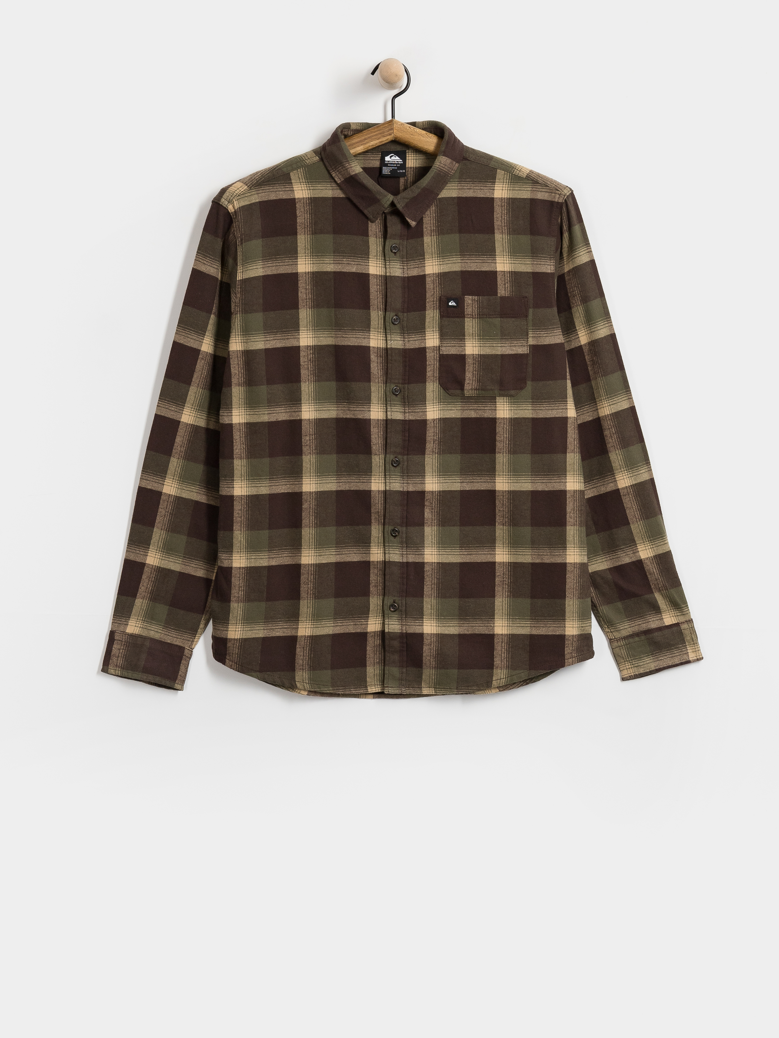 u0420u0438u0437u0430 Quiksilver Motherfly Plaid (grape leaf motherfly)
