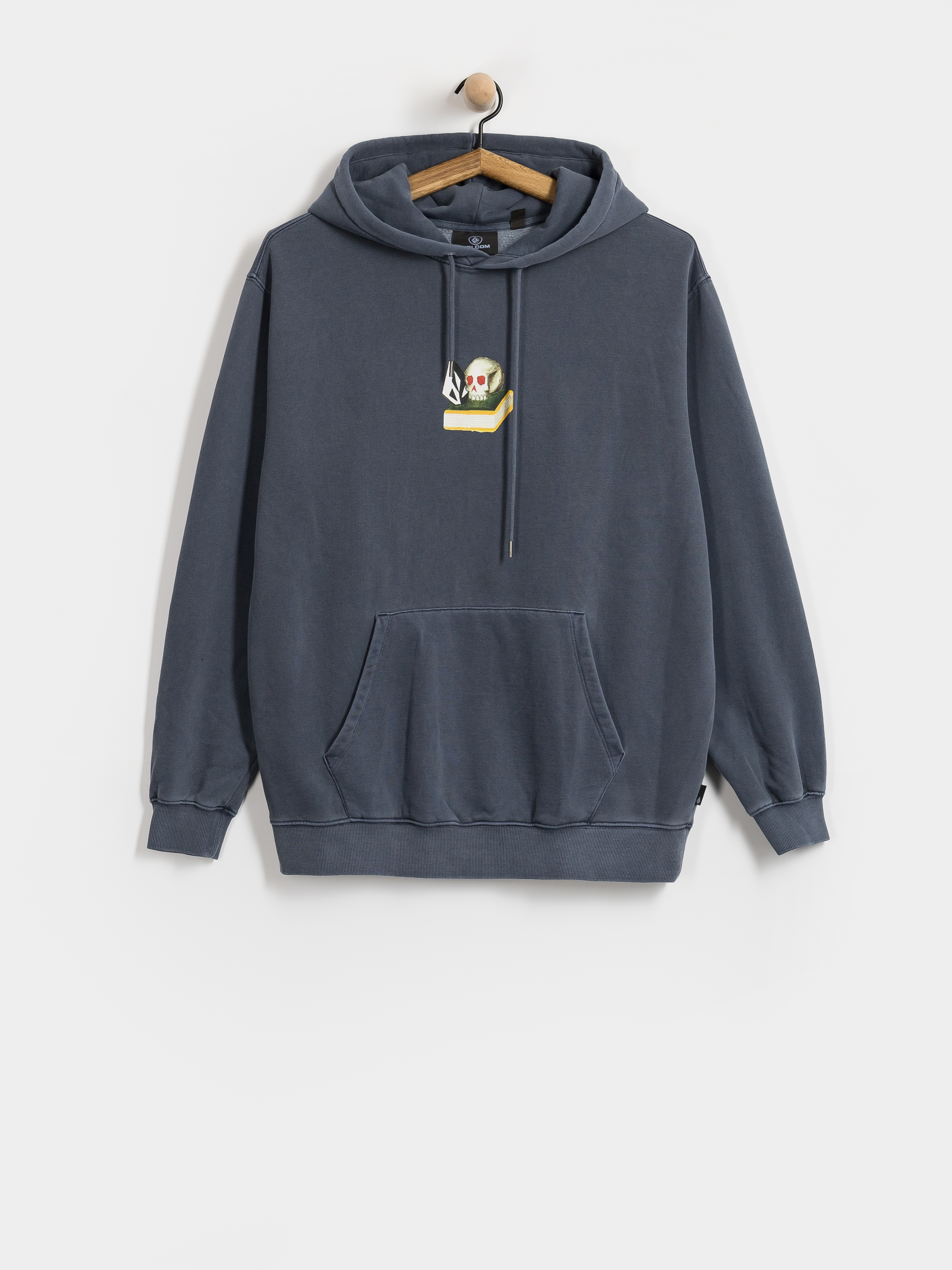 Суитшърт с качулка Volcom Boiler HD (storm blue)