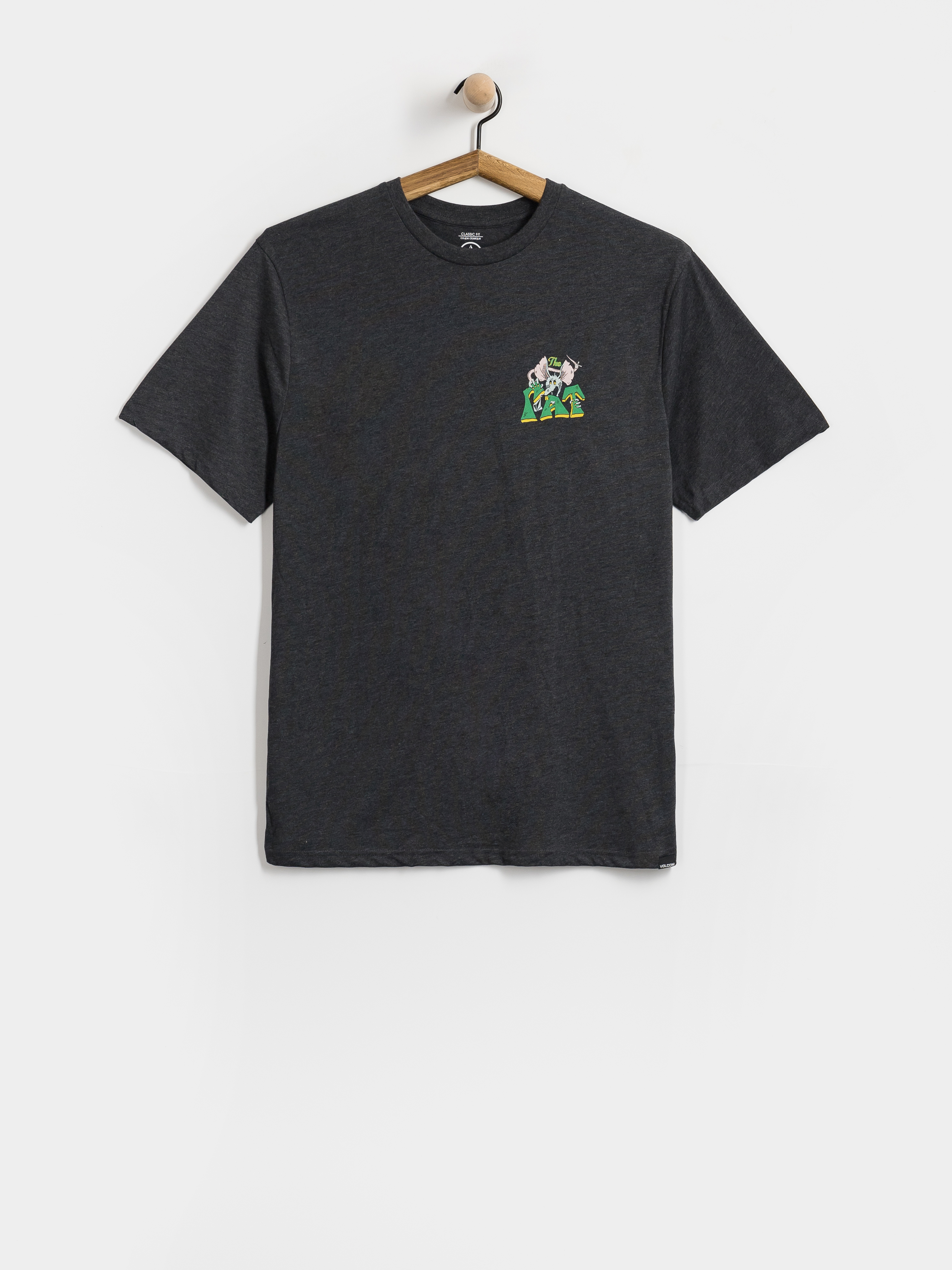 Тениска Volcom Tipsy Rat Hth (heather black)
