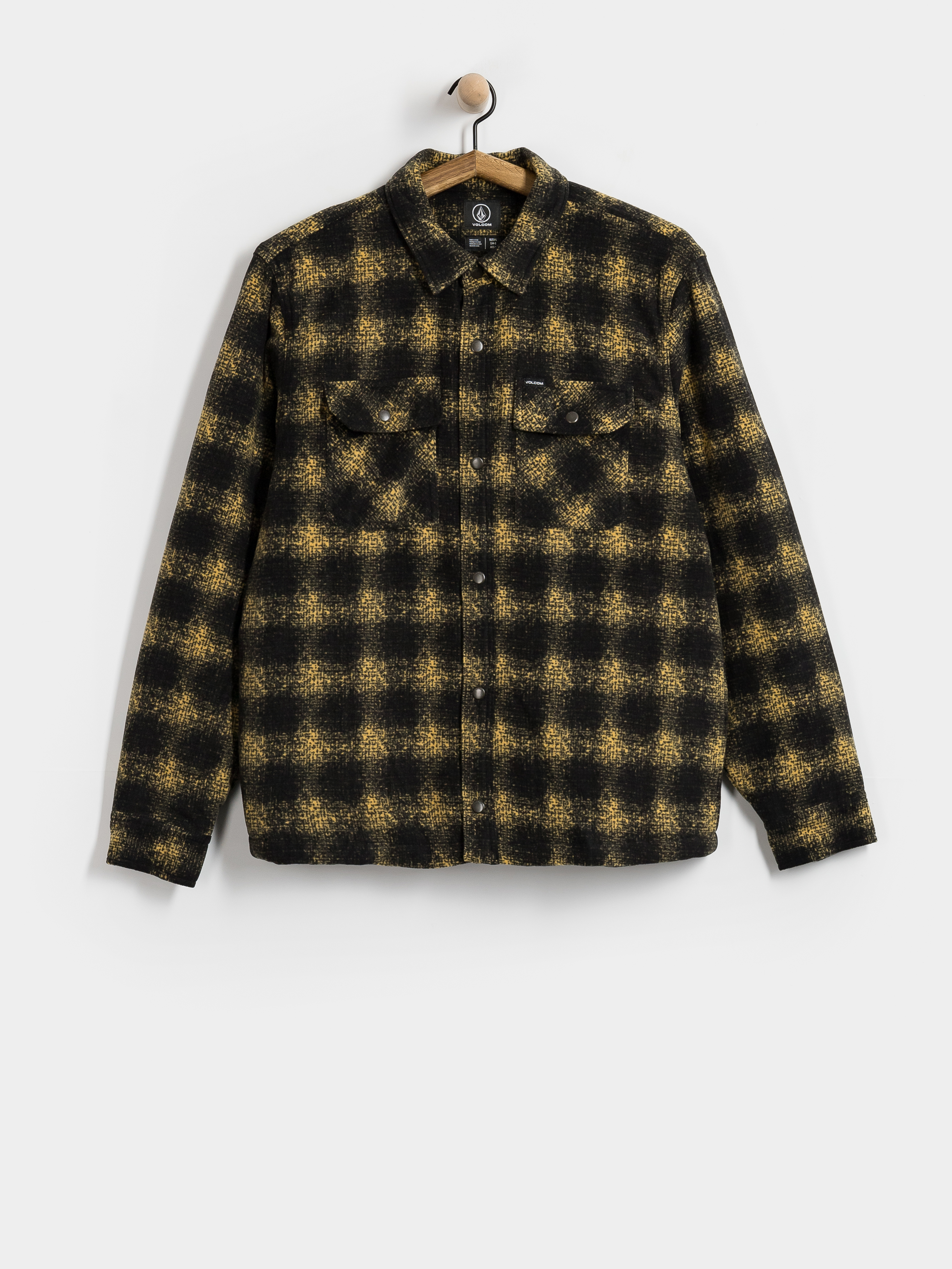 Суитшърт с качулка Volcom Bowered II HD (mustard)