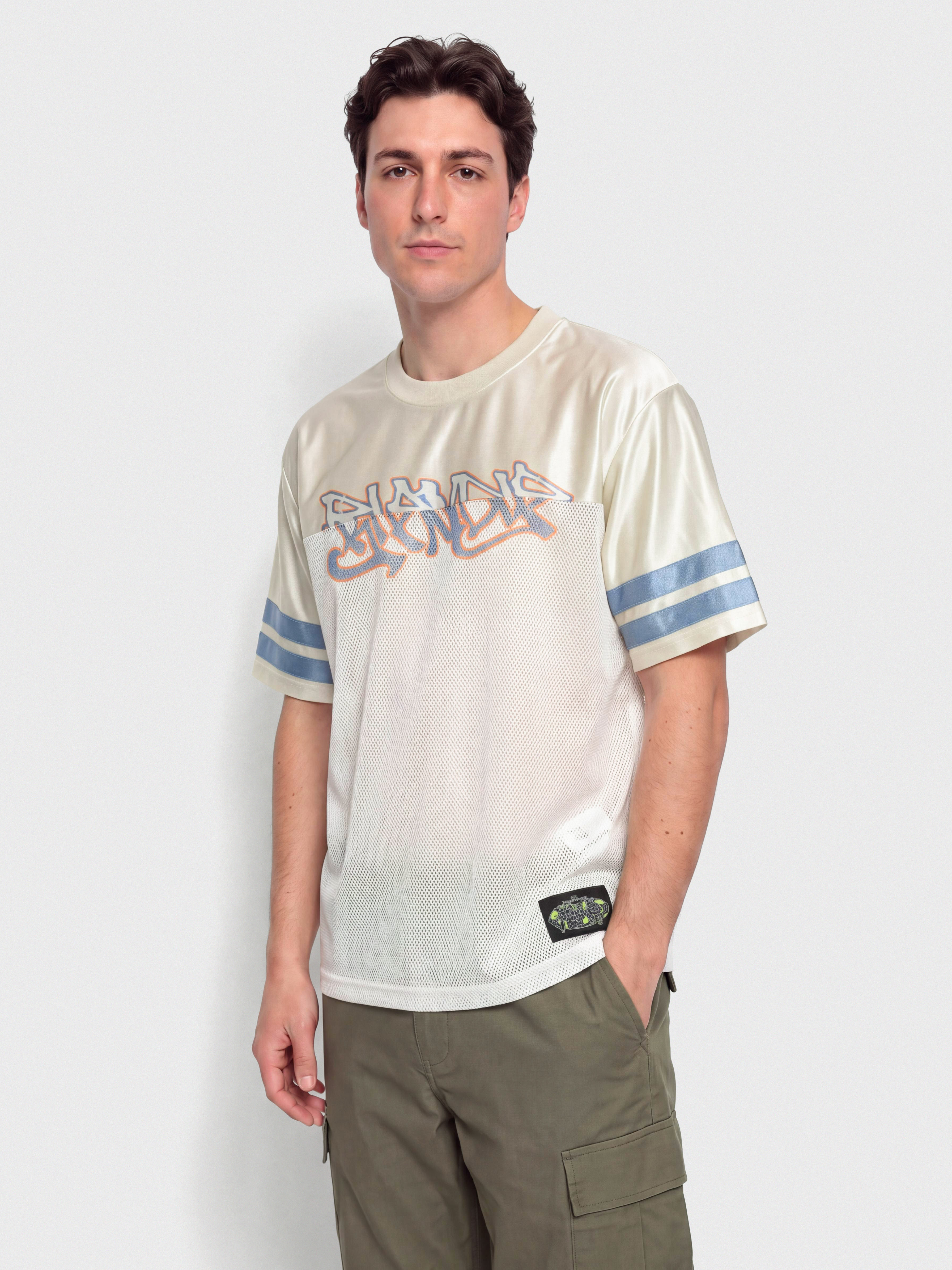 Тениска RipNDip Too Fast Football Jersey (bone)