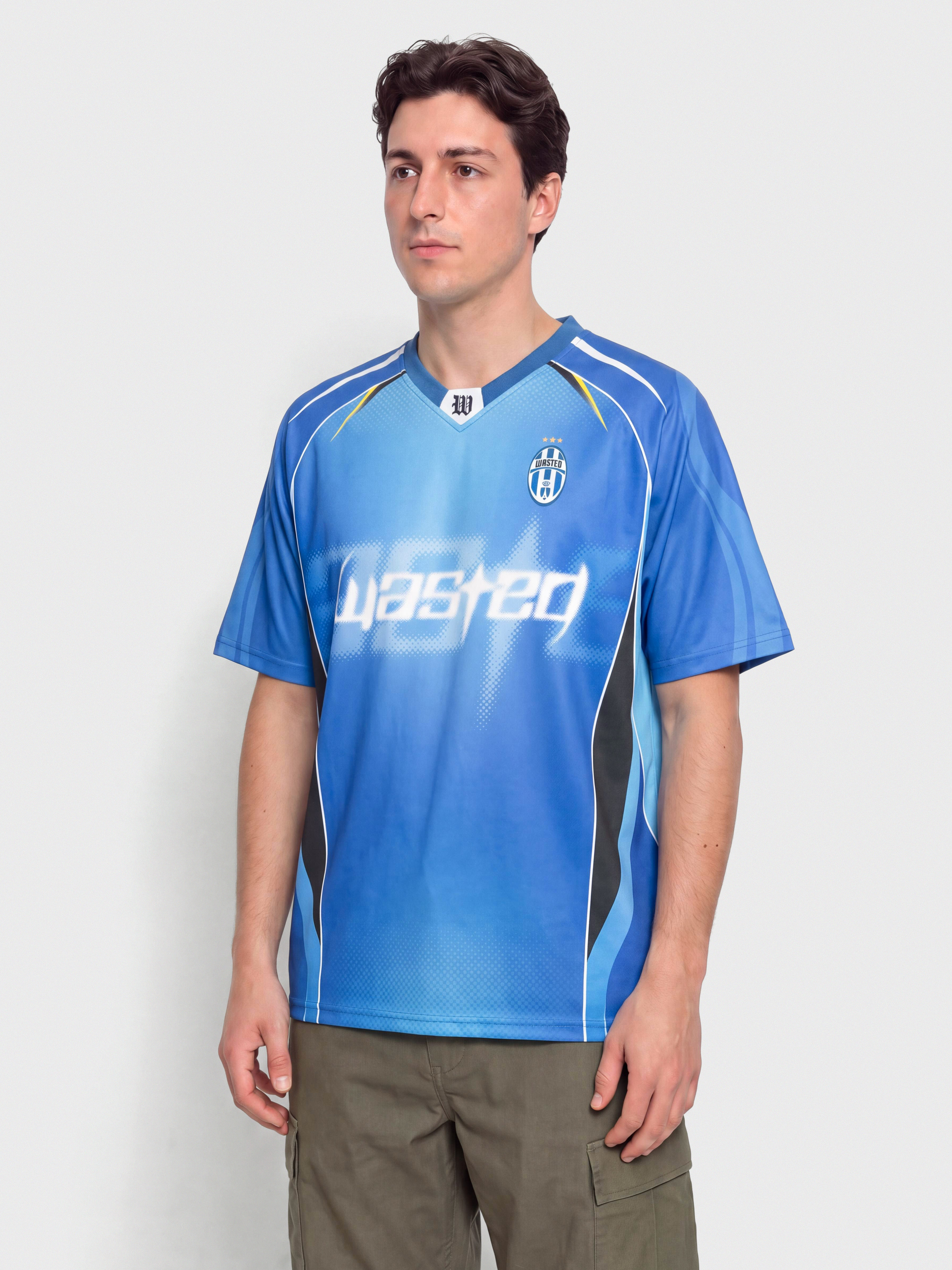 Тениска Wasted Paris Ambrosiana Football Jersey (arena blue)