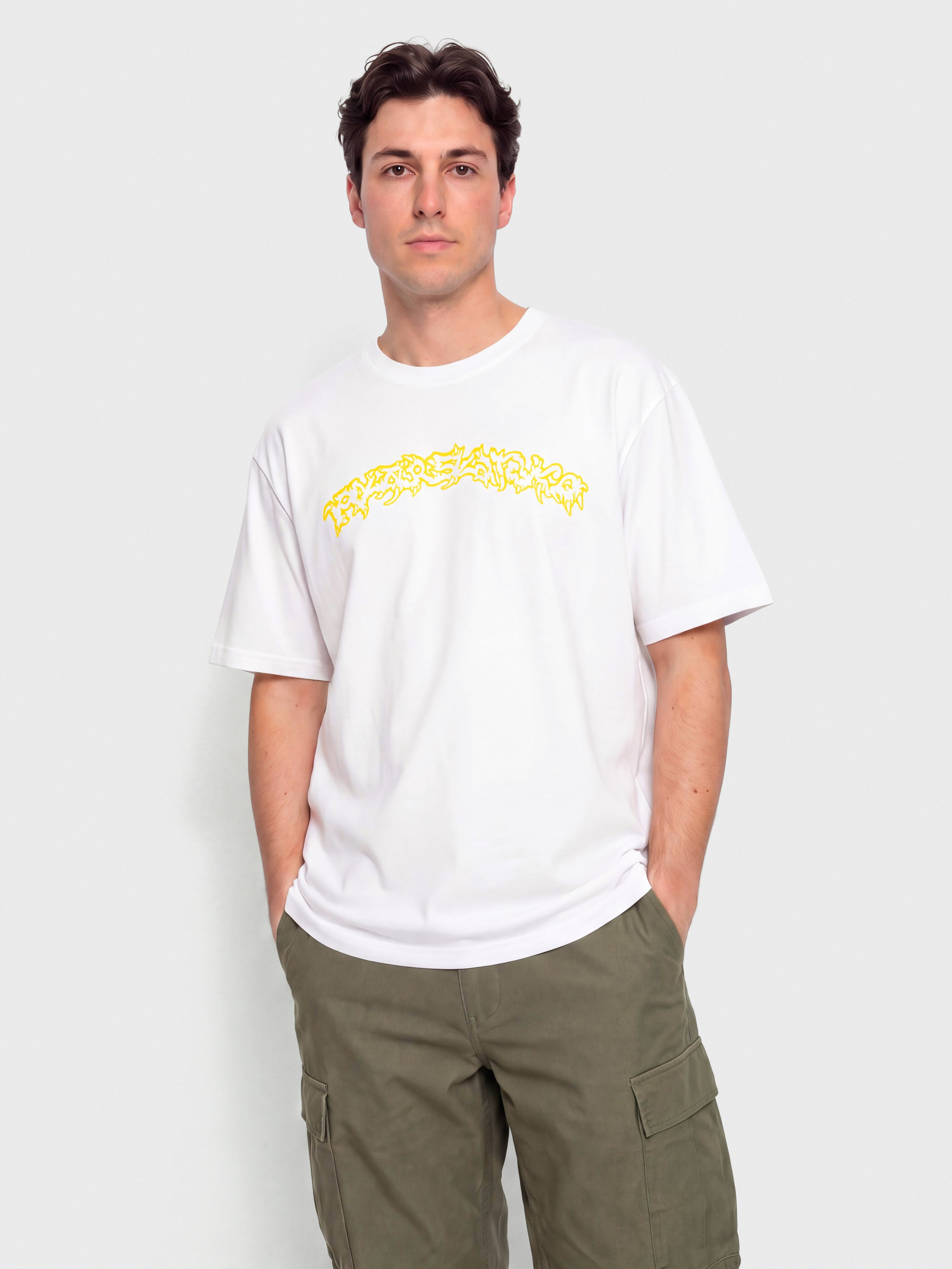Тениска Polar Skate Conflict Scenario (white)